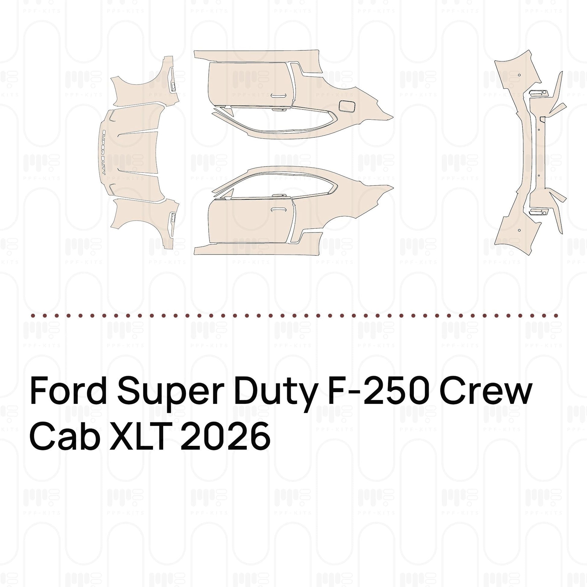 Pre-CutPPFFordSuperDutyF-250CrewCabXLT2026