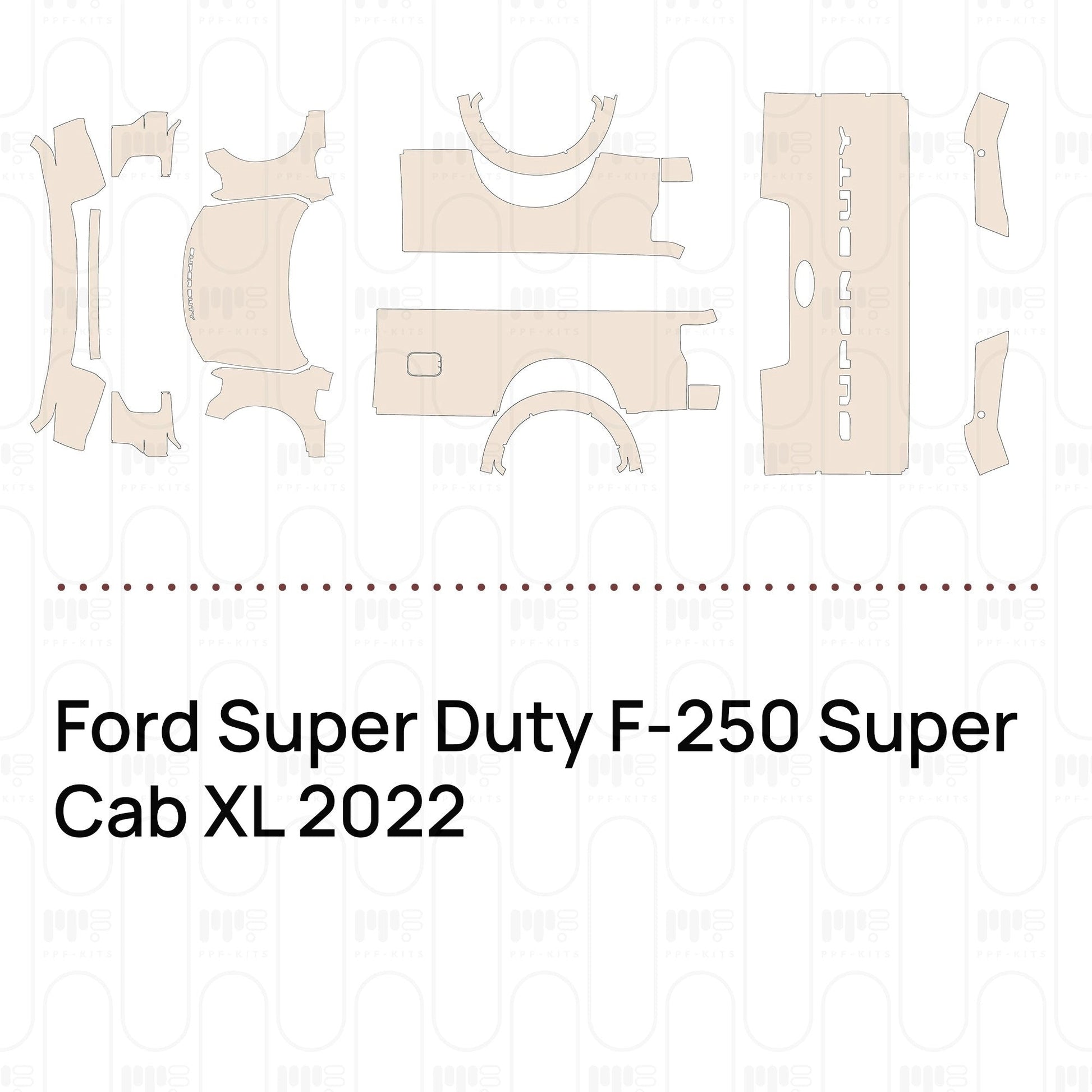 Pre-CutPPFFordSuperDutyF-250SuperCabXL2022