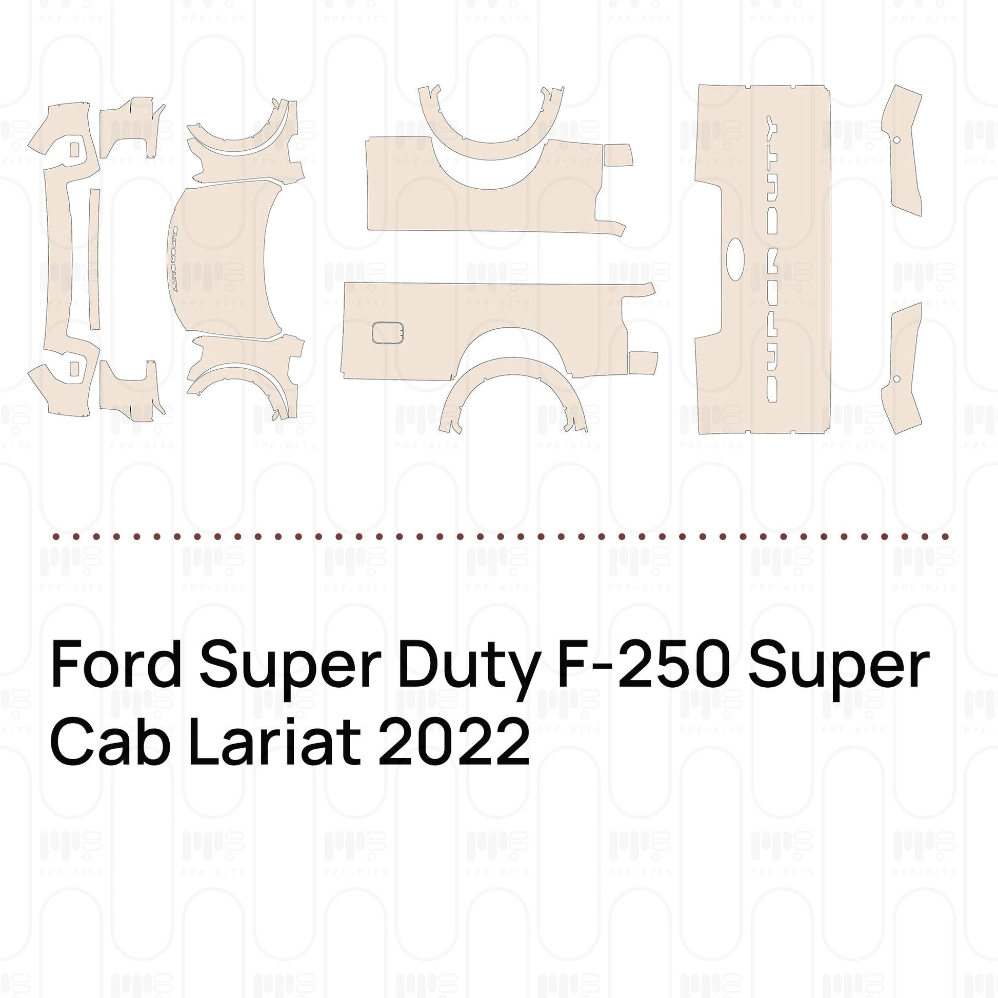 Pre-CutPPFFordSuperDutyF-250SuperCabLariat2022