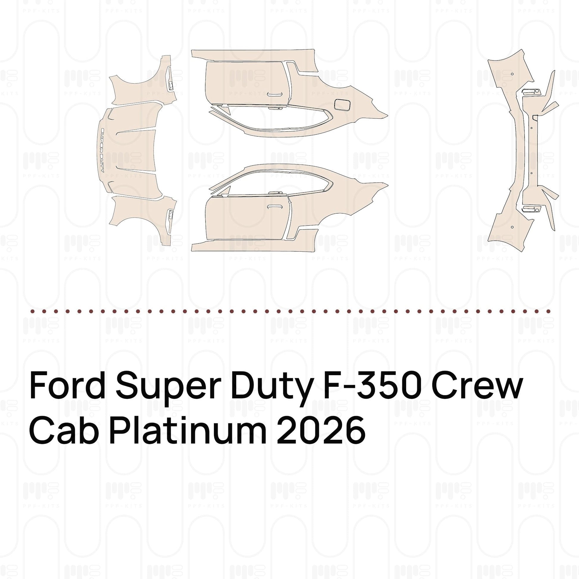 Pre-CutPPFFordSuperDutyF-350CrewCabPlatinum2026
