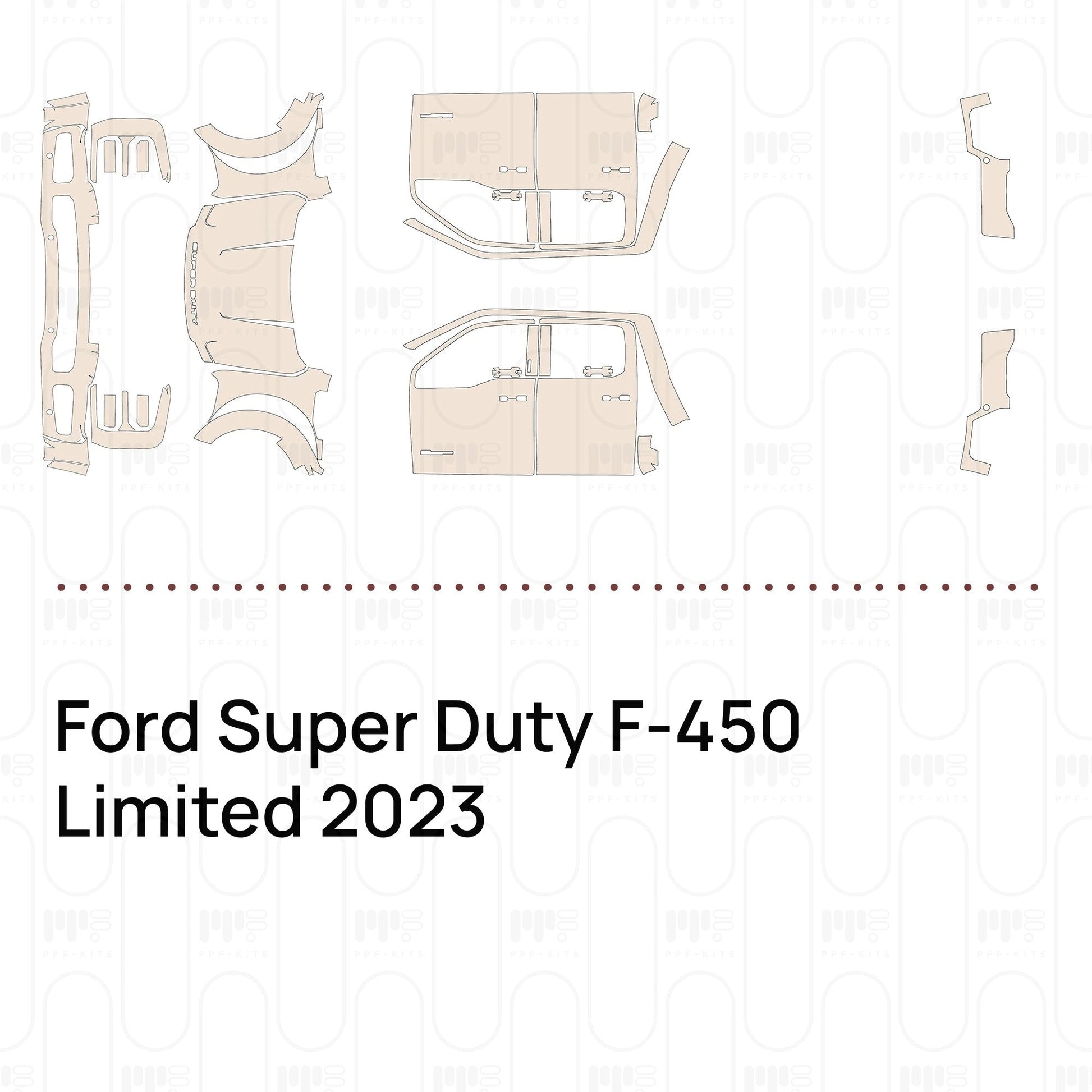 Pre-CutPPFFordSuperDutyF-450Limited2023