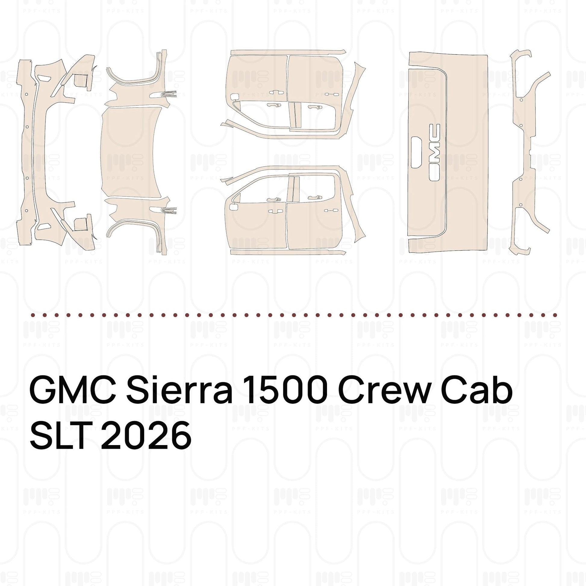 Pre-CutPPFGMCSierra1500CrewCabSLT2026