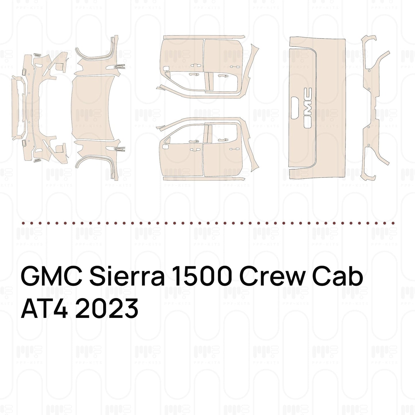 Pre-CutPPFGMCSierra1500CrewCabAT42023