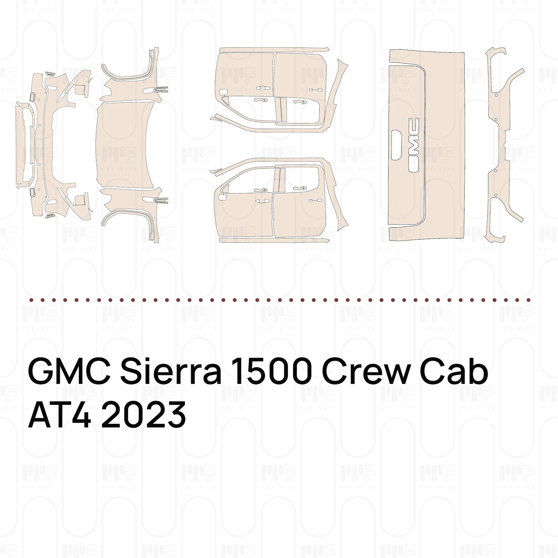 Pre-CutPPFGMCSierra1500CrewCabAT42023
