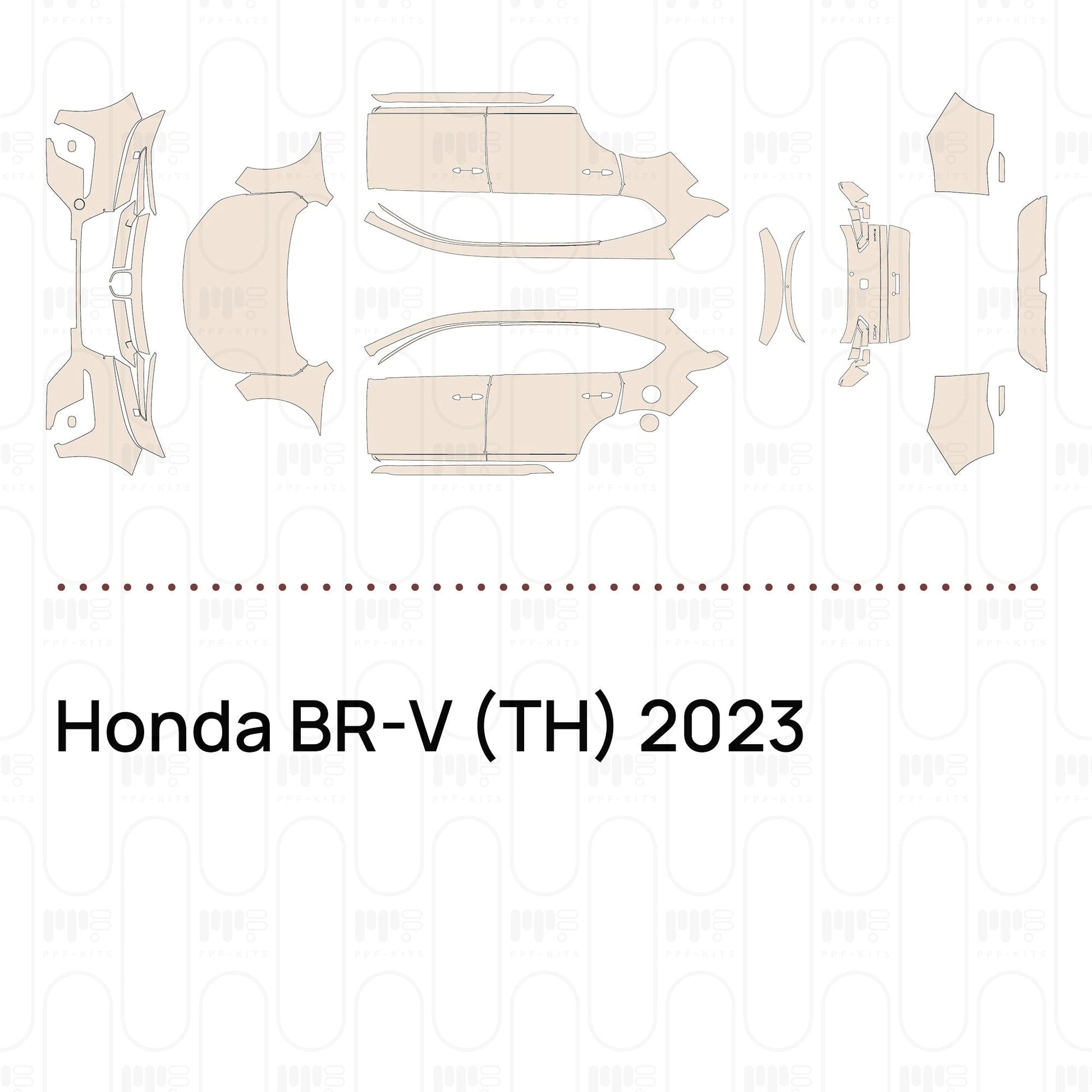 Pre-CutPPFHondaBR-V(TH)2023
