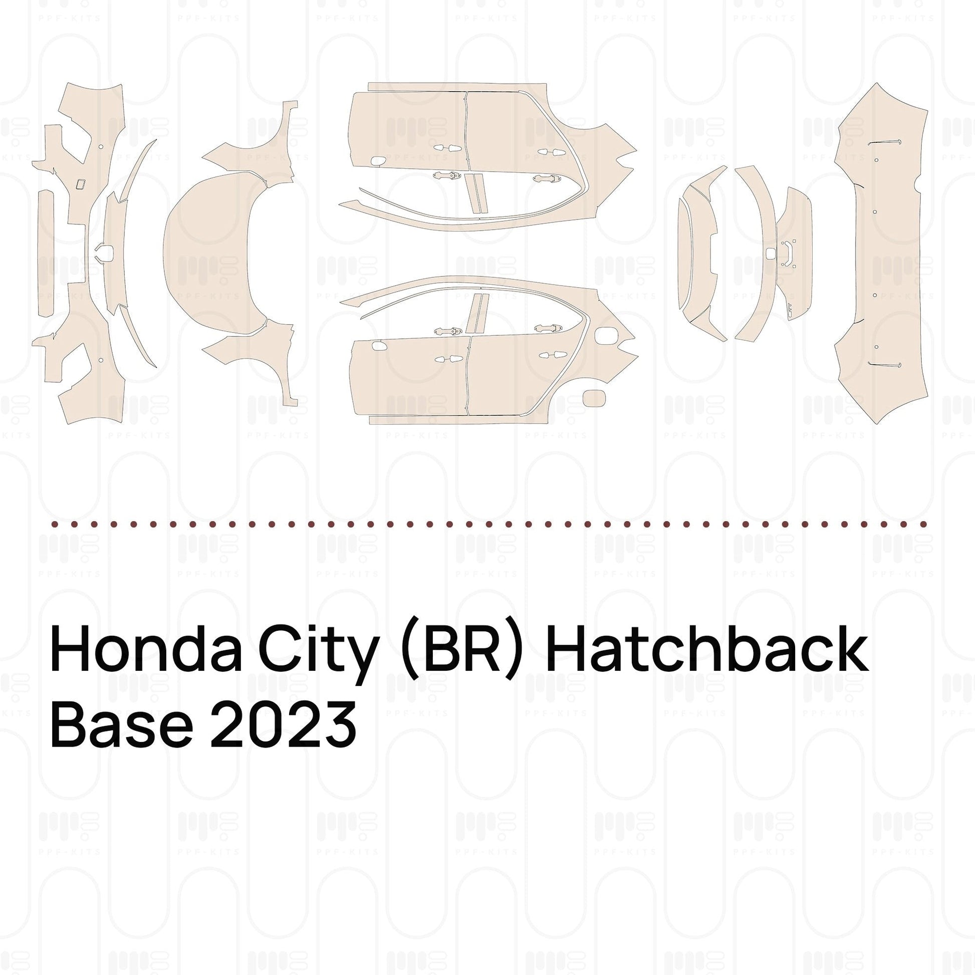 Pre-CutPPFHondaCity(BR)HatchbackBase2023