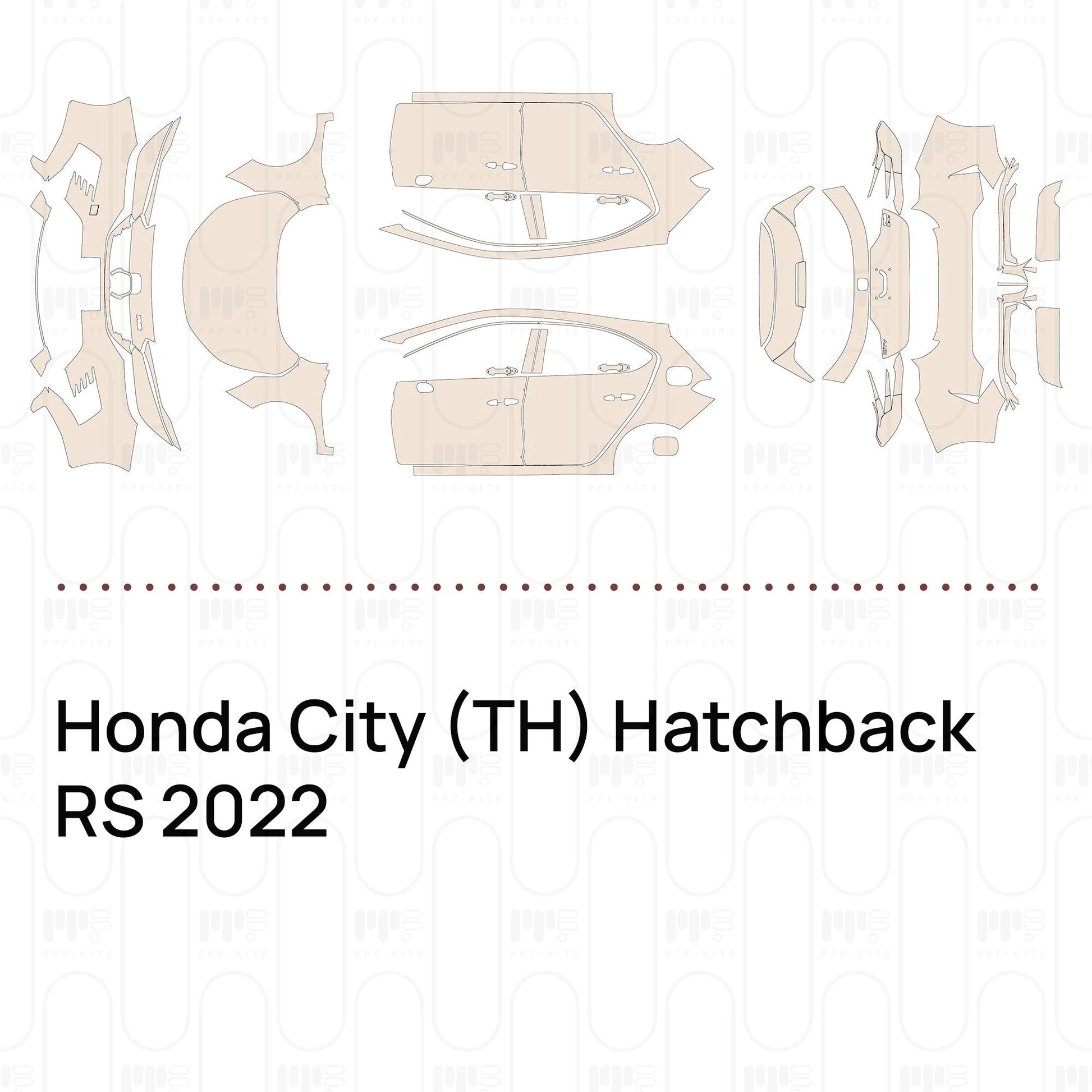 Pre-CutPPFHondaCity(TH)HatchbackRS2022