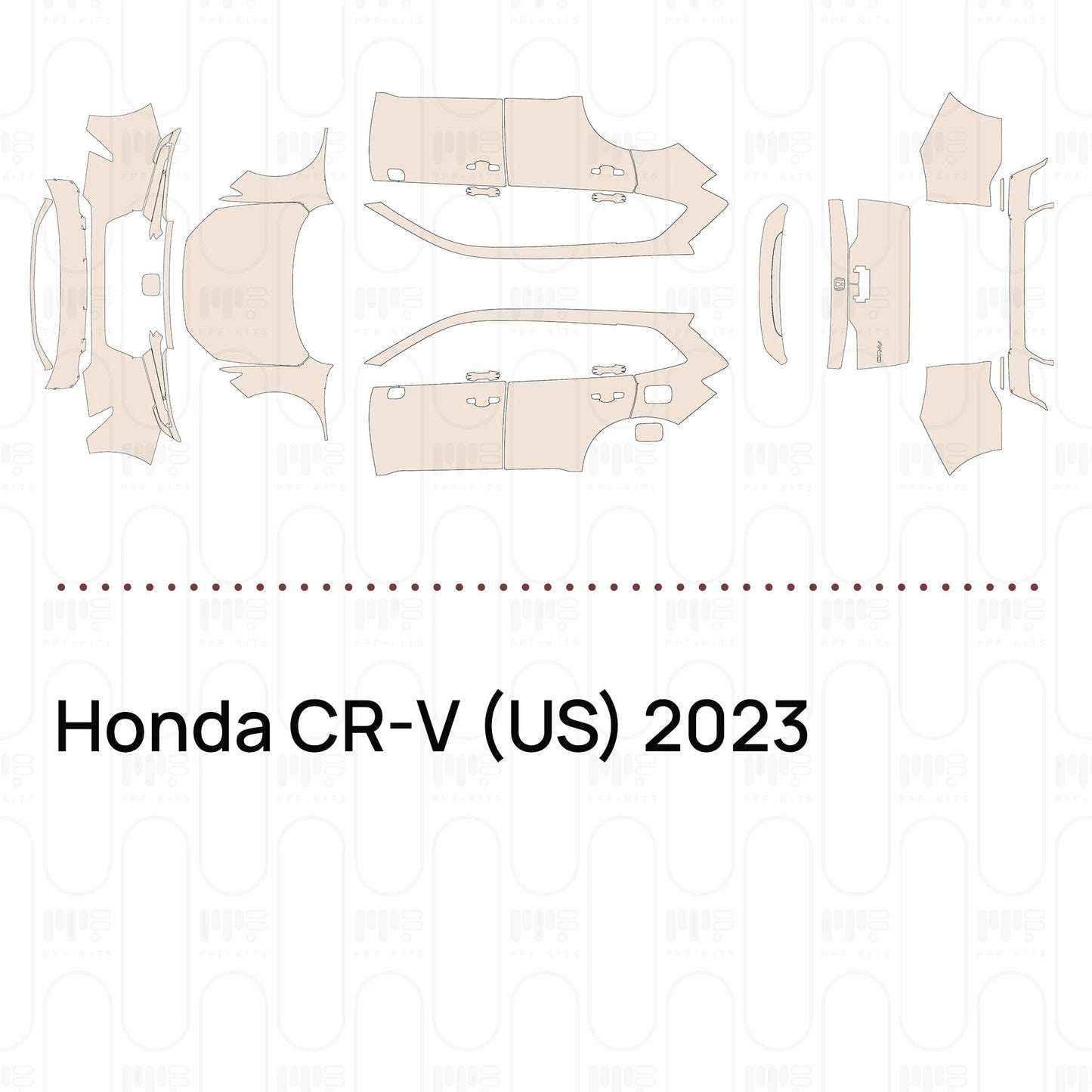 Pre-CutPPFHondaCR-V(US)2023