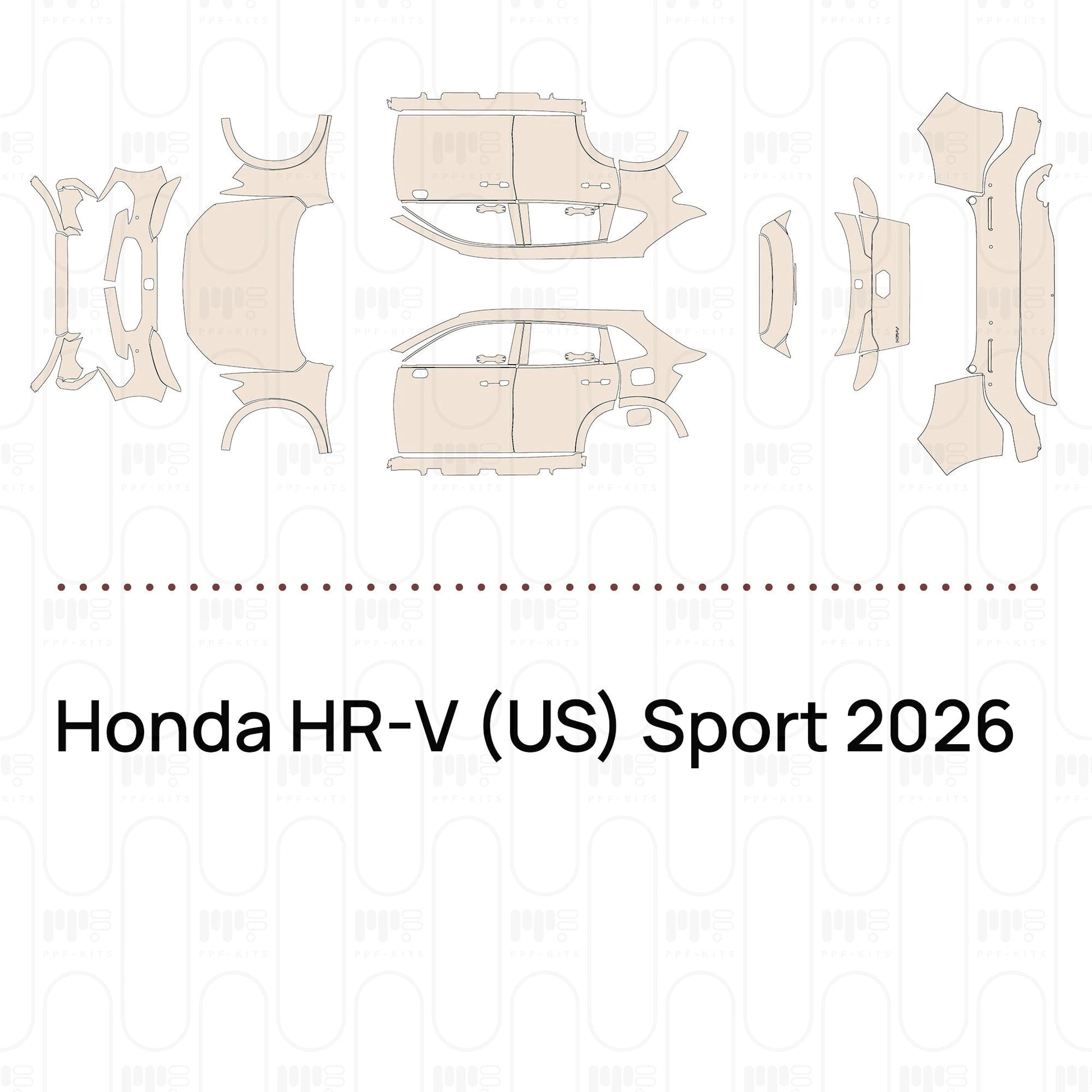 Pre-CutPPFHondaHR-V(US)Sport2026