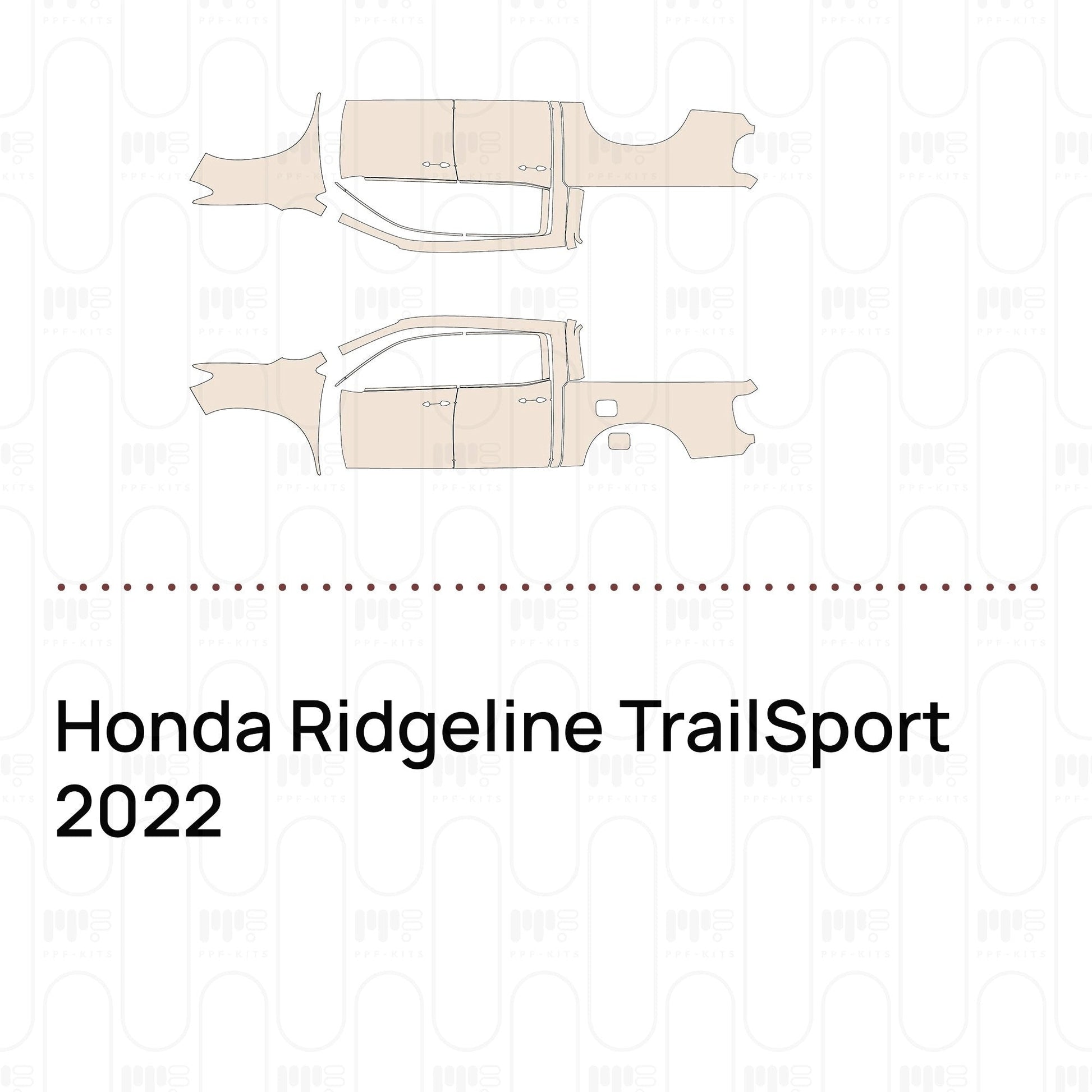 Pre-CutPPFHondaRidgelineTrailSport2022