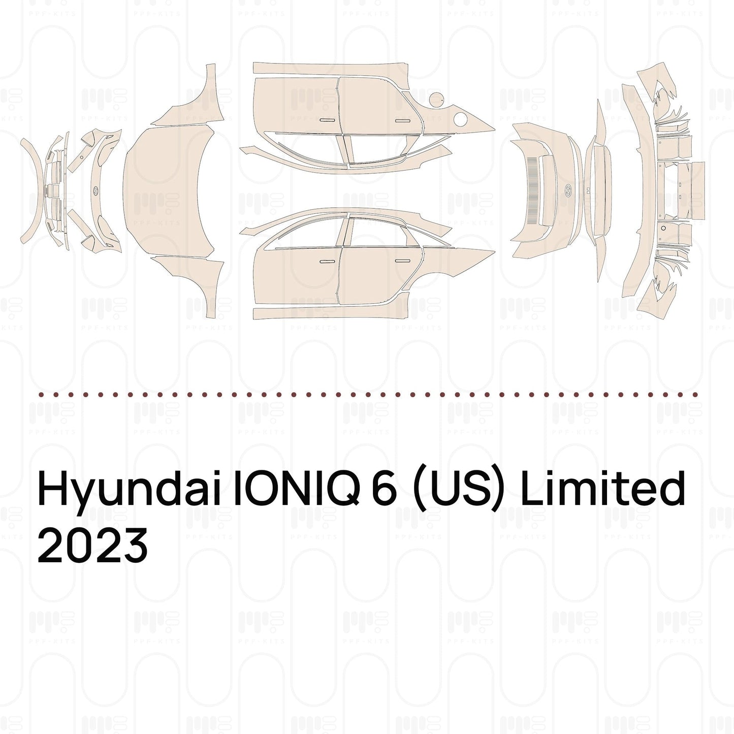 Pre-CutPPFHyundaiIONIQ6(US)Limited2023