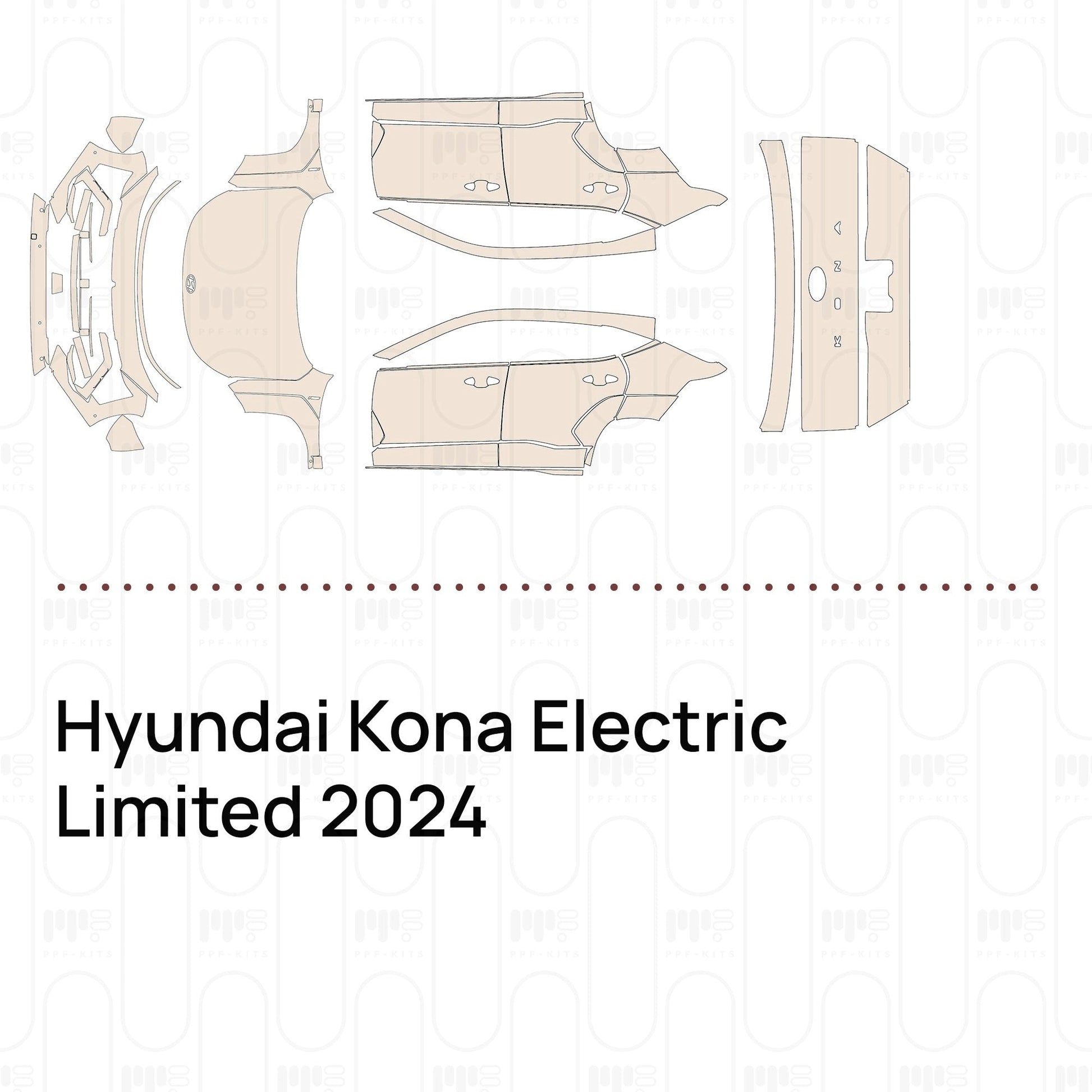 Pre-CutPPFHyundaiKonaElectricLimited2024