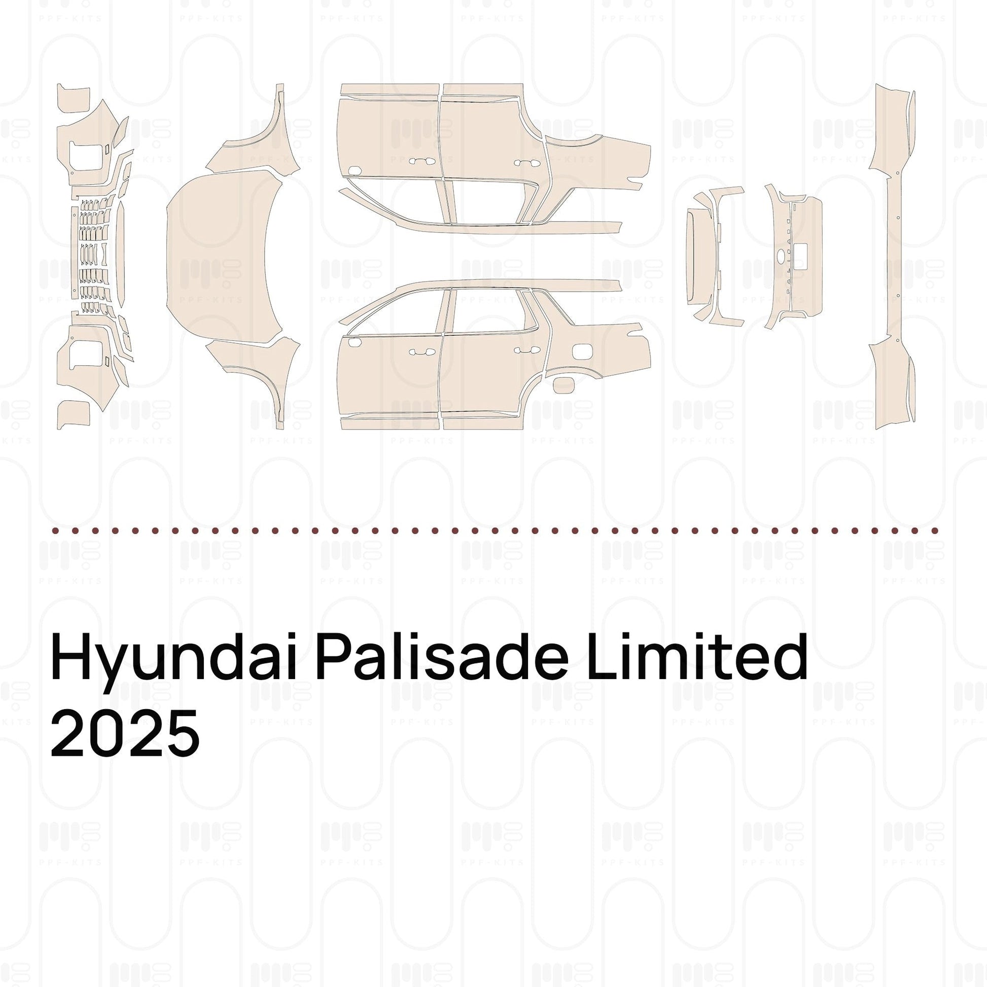 Pre-CutPPFHyundaiPalisadeLimited2025