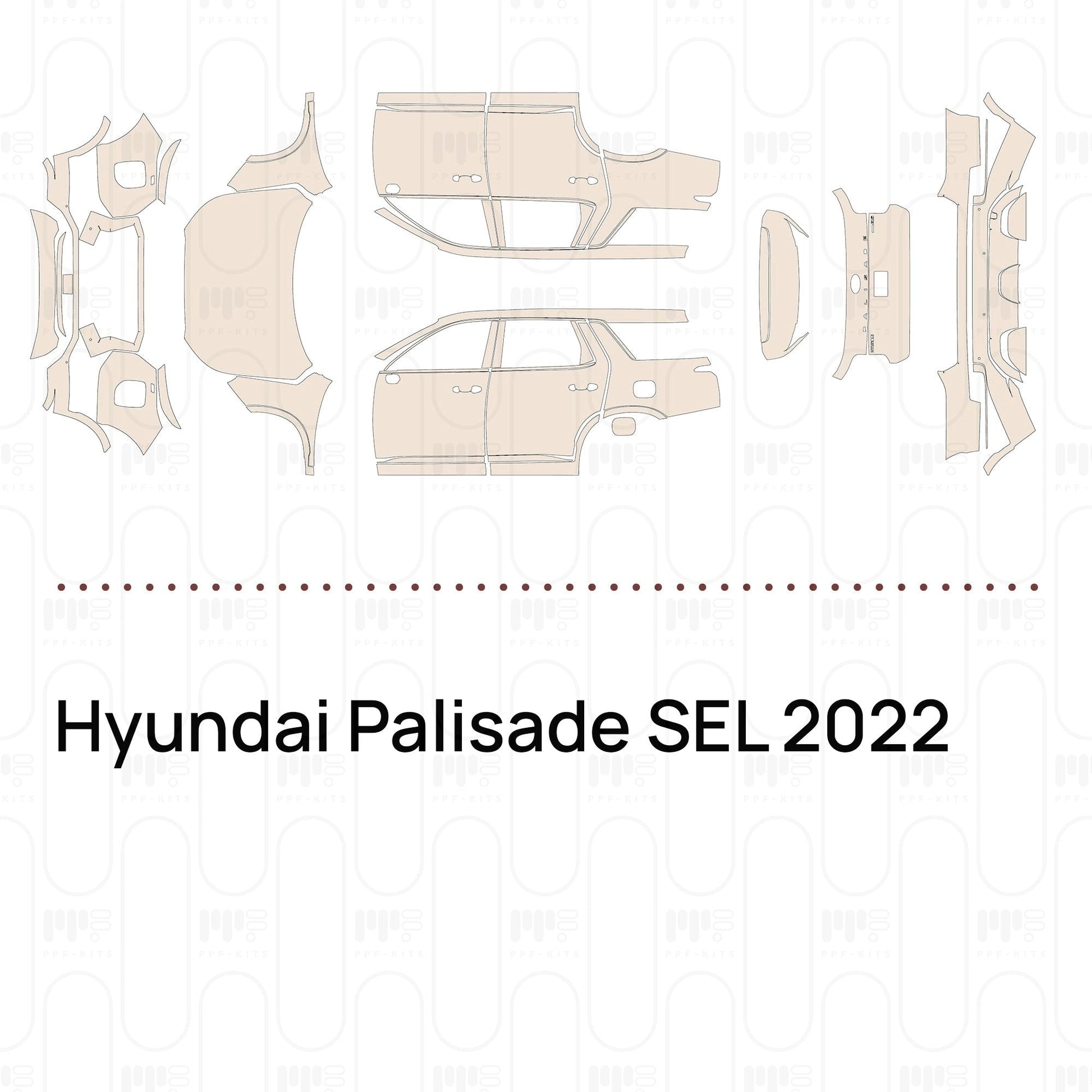 Pre-CutPPFHyundaiPalisadeSEL2022