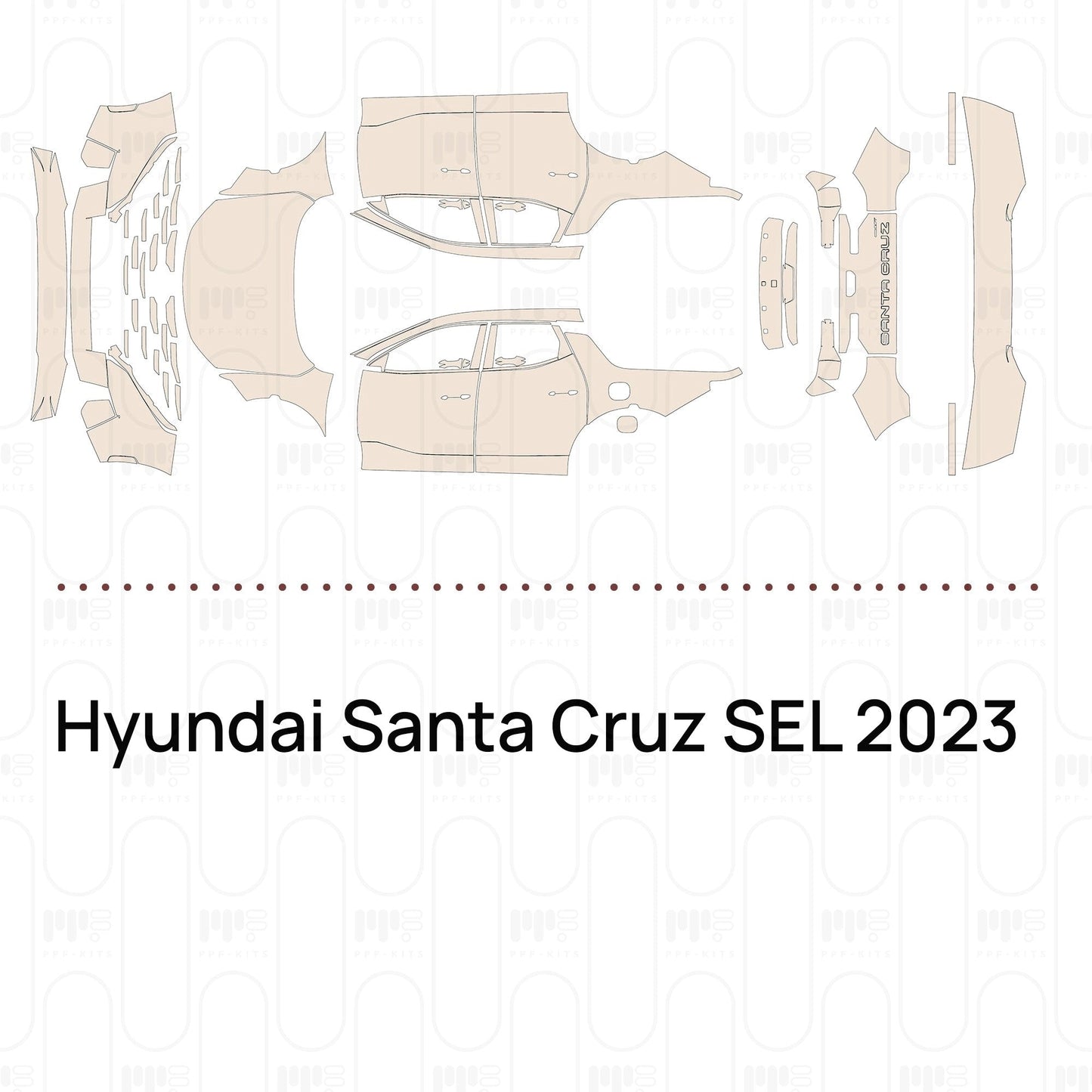 Pre-CutPPFHyundaiSantaCruzSEL2023