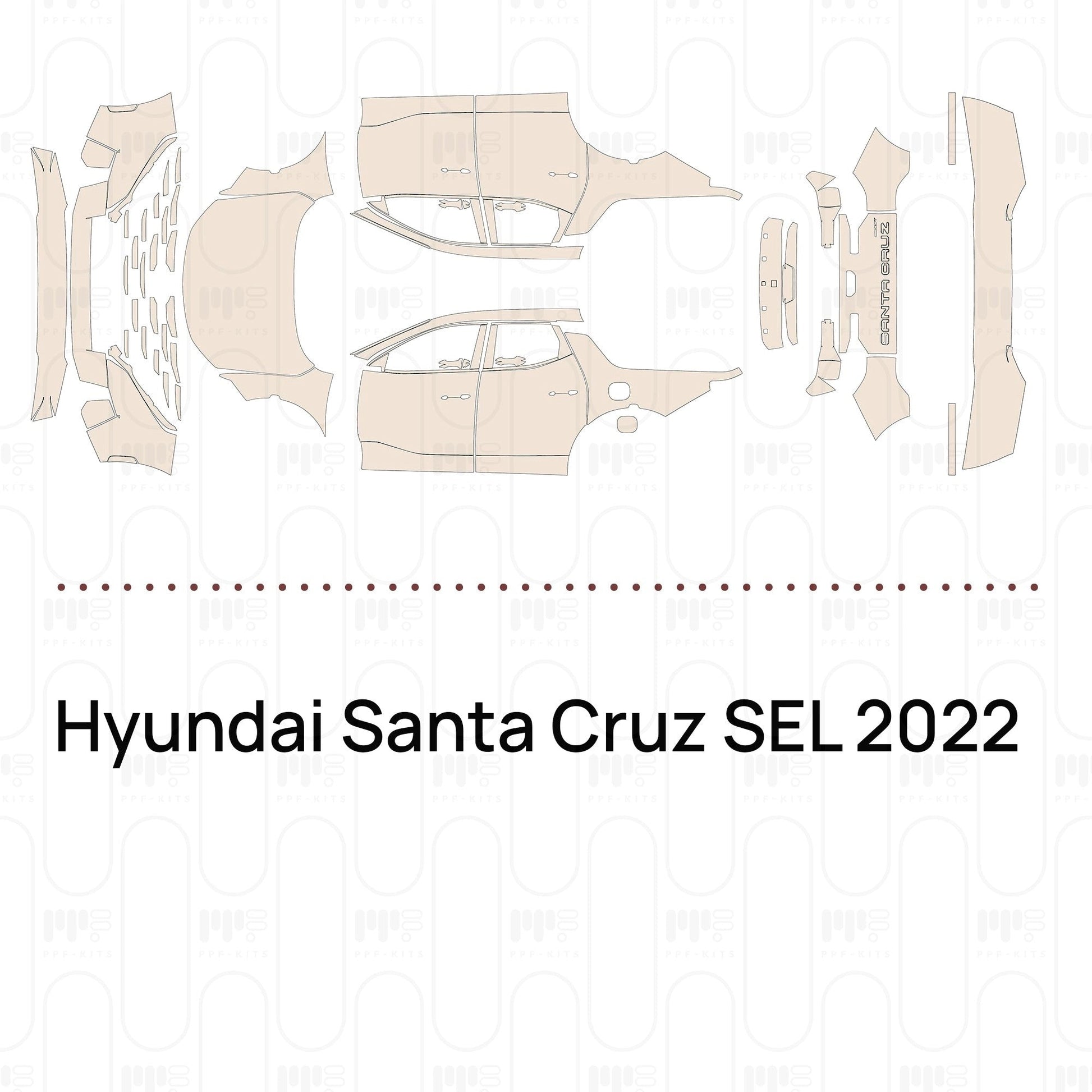 Pre-CutPPFHyundaiSantaCruzSEL2022