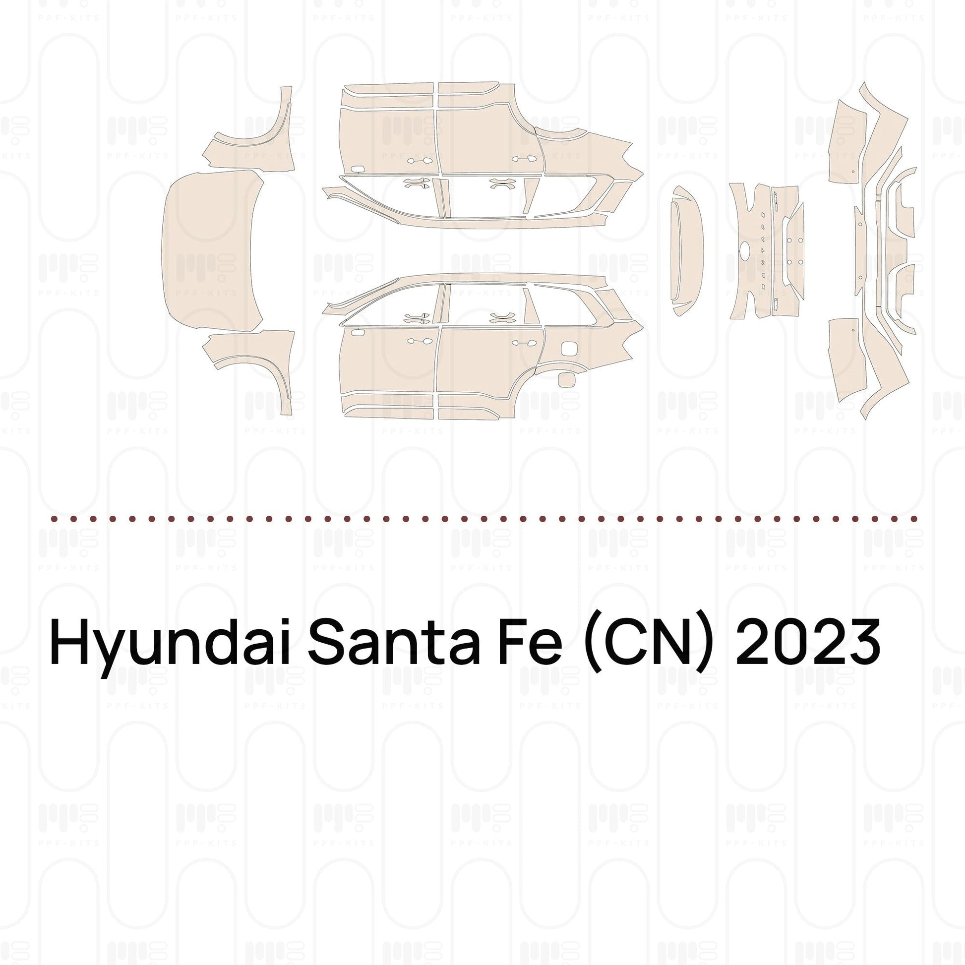 Pre-CutPPFHyundaiSantaFe(CN)2023