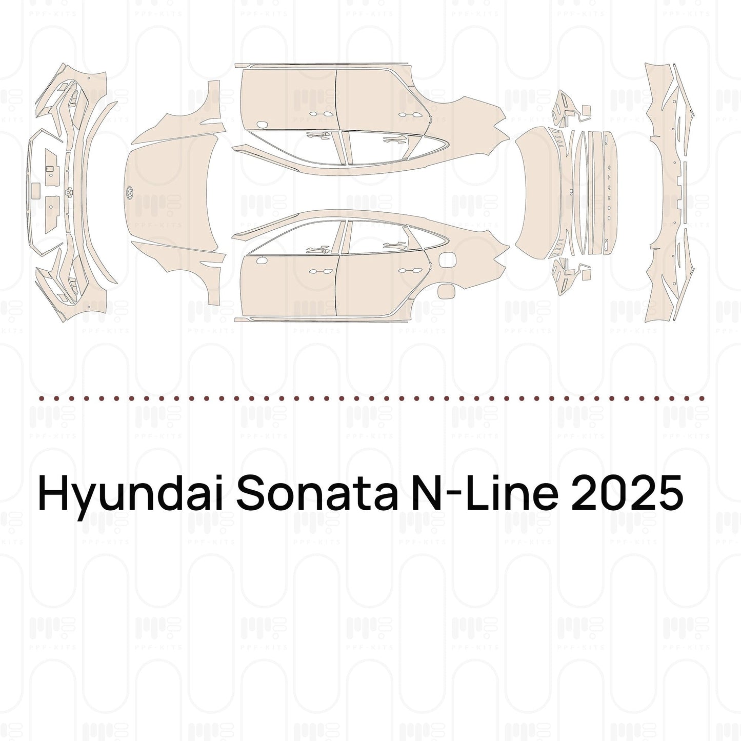 Pre-CutPPFHyundaiSonataN-Line2025