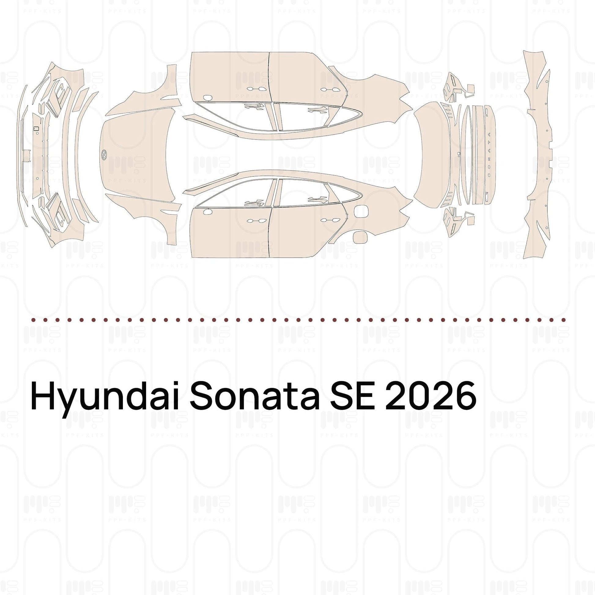 Pre-CutPPFHyundaiSonataSE2026