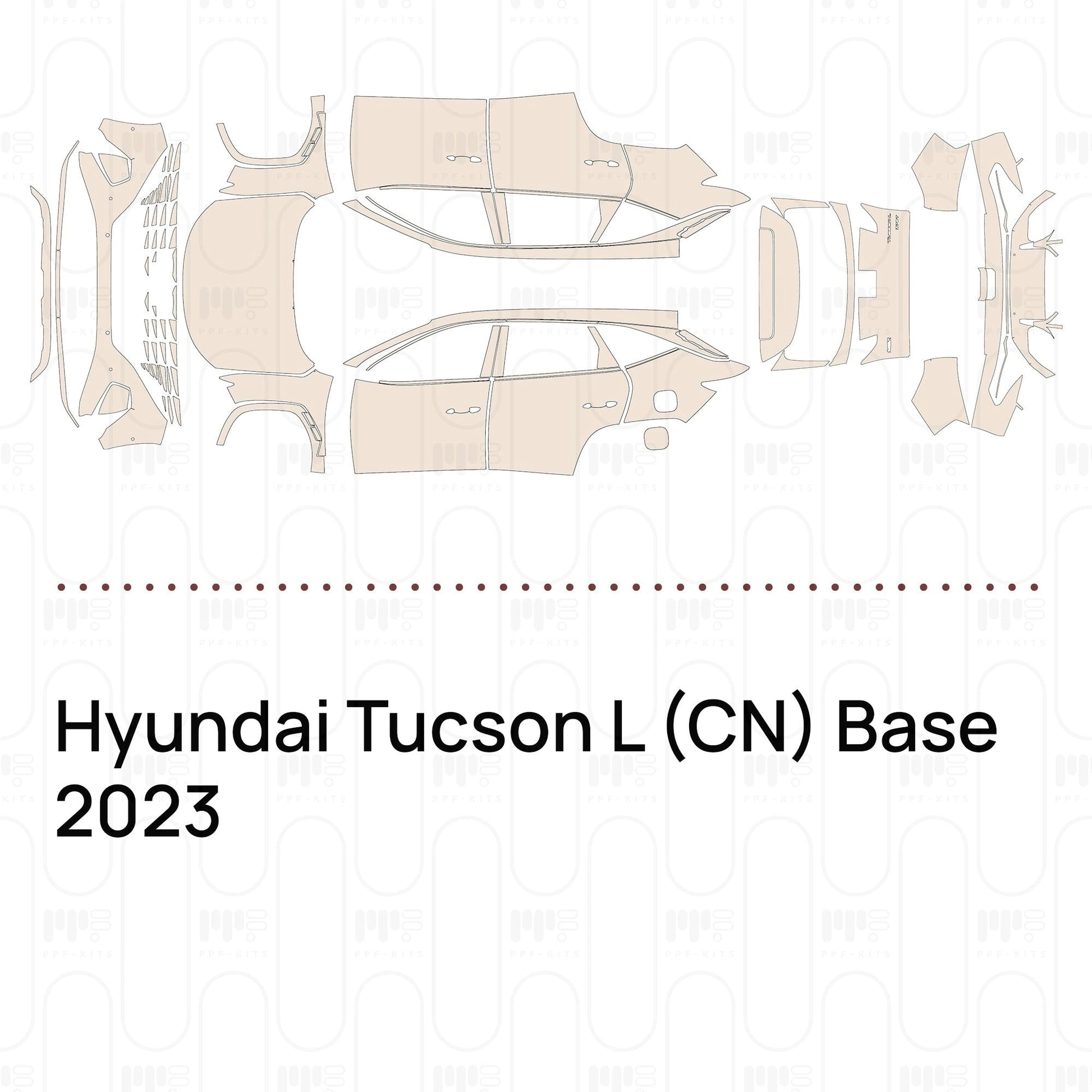 Pre-CutPPFHyundaiTucsonL(CN)Base2023