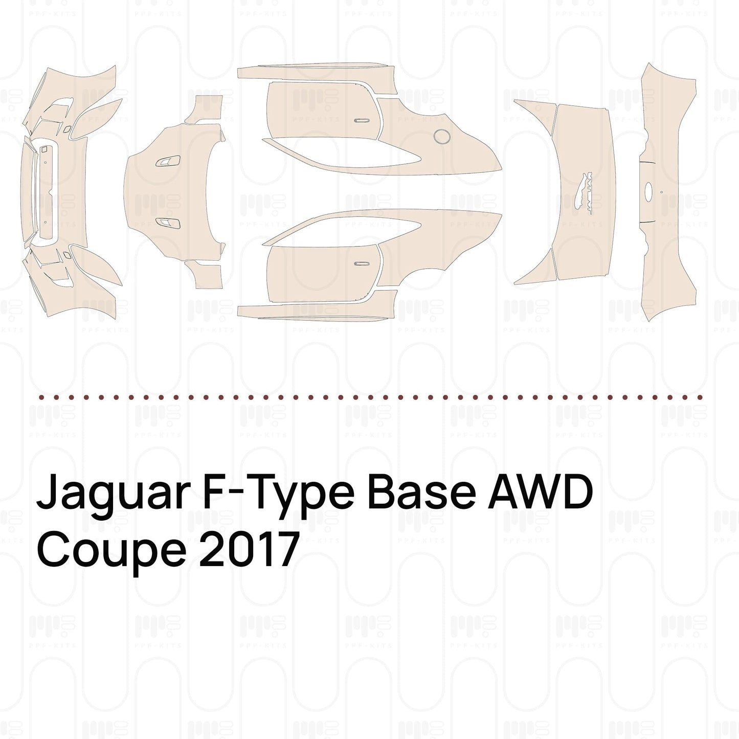 Pre-CutPPFJaguarF-TypeBaseAWDCoupe2017