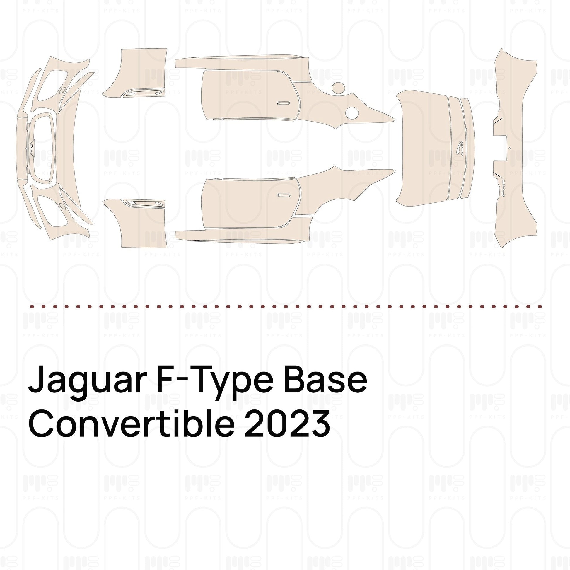Pre-CutPPFJaguarF-TypeBaseConvertible2023