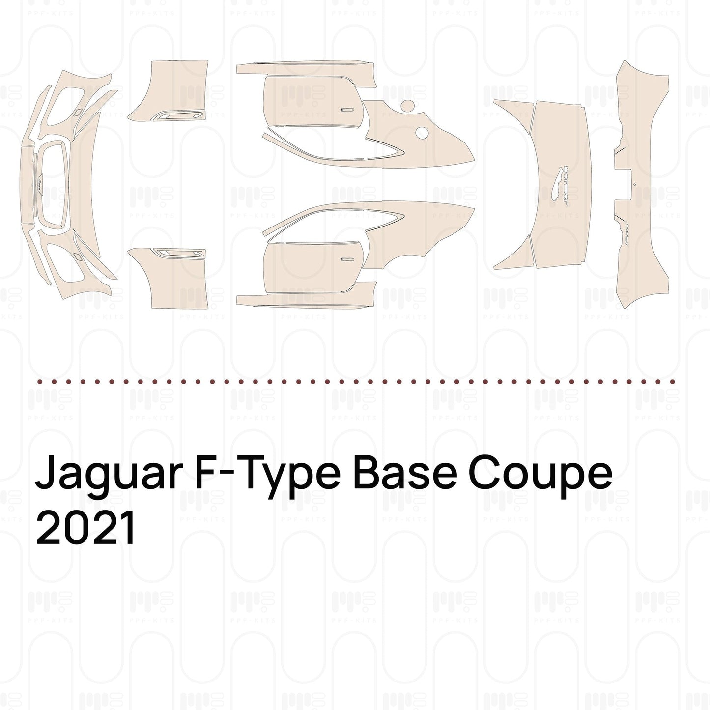 Pre-CutPPFJaguarF-TypeBaseCoupe2021