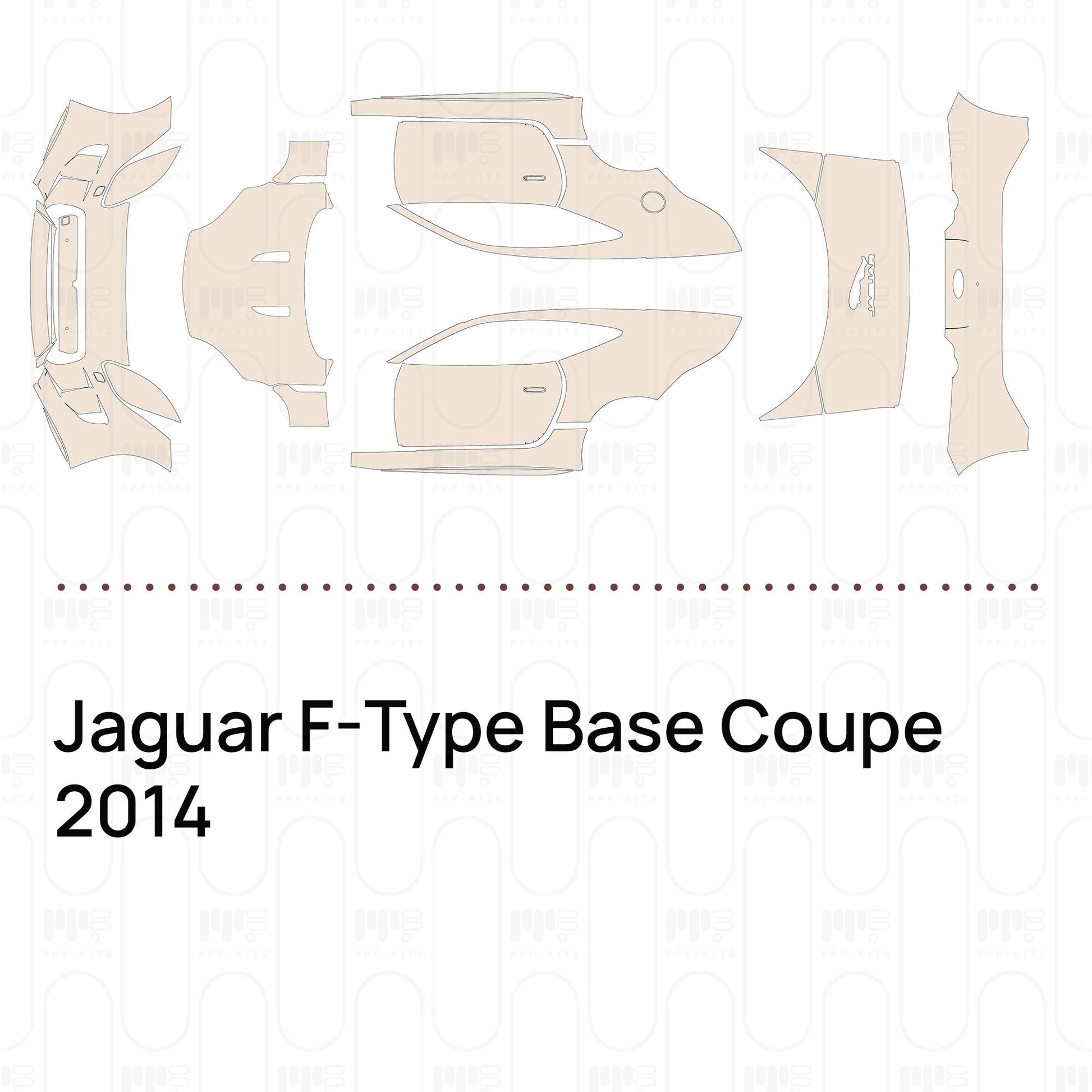 Pre-CutPPFJaguarF-TypeBaseCoupe2014