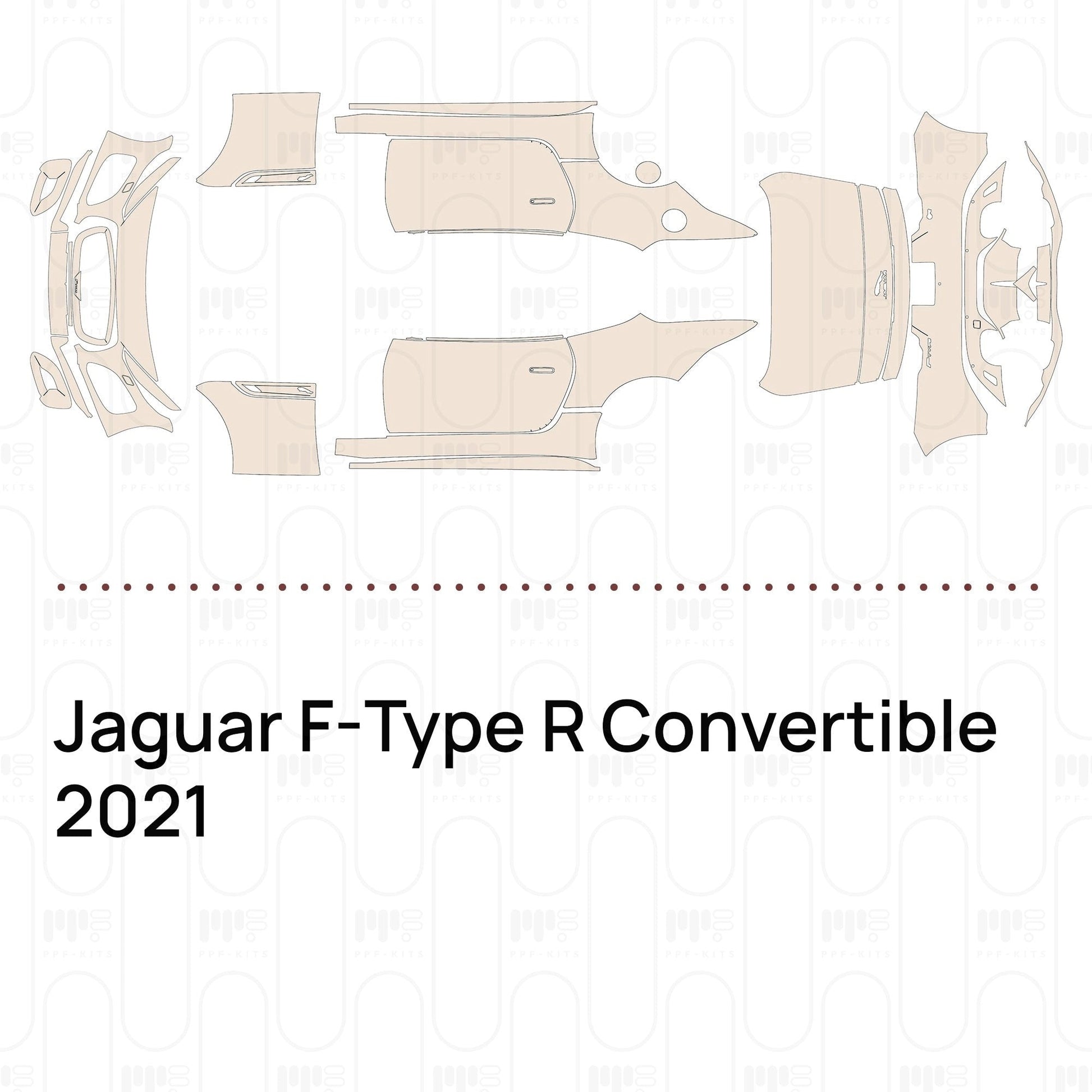 Pre-CutPPFJaguarF-TypeRConvertible2021