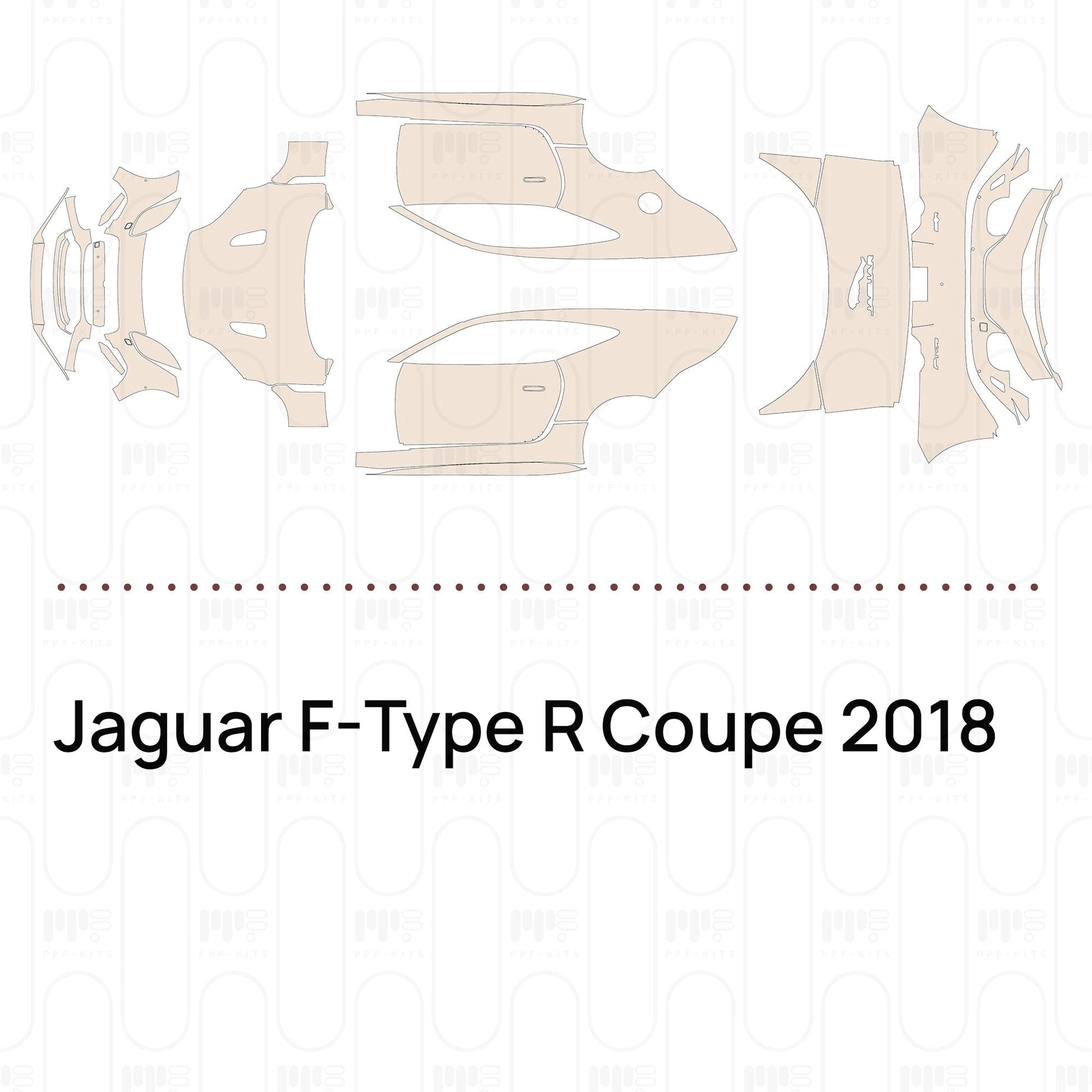 Pre-CutPPFJaguarF-TypeRCoupe2018