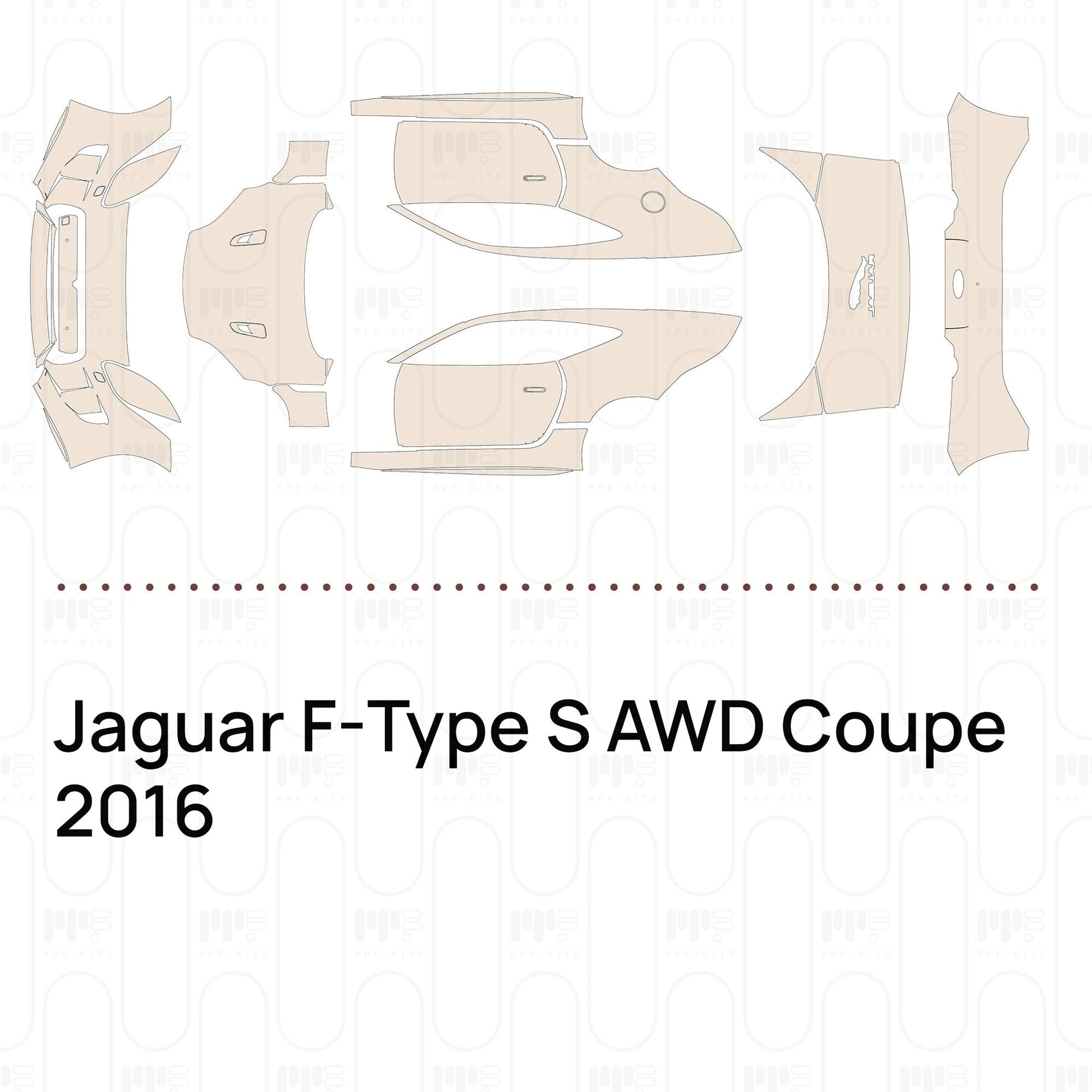 Pre-CutPPFJaguarF-TypeSAWDCoupe2016