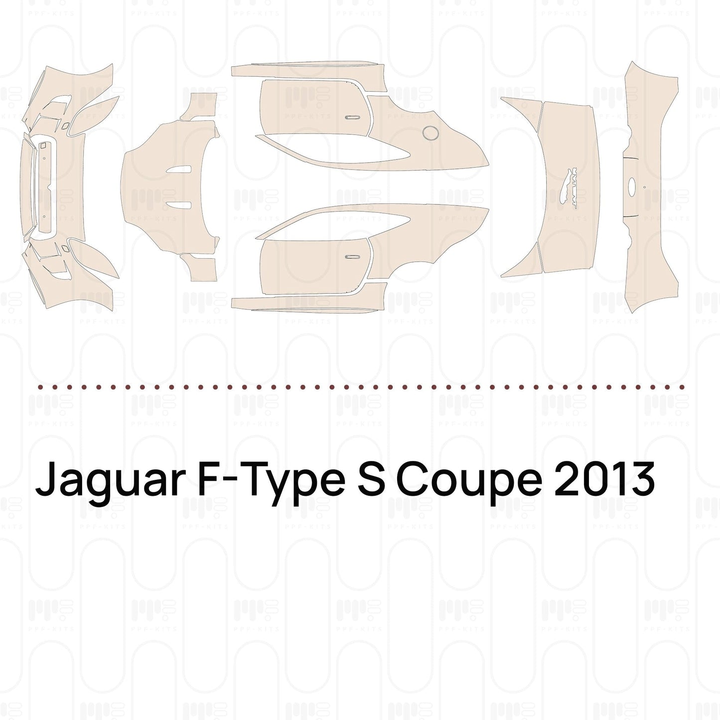 Pre-CutPPFJaguarF-TypeSCoupe2013