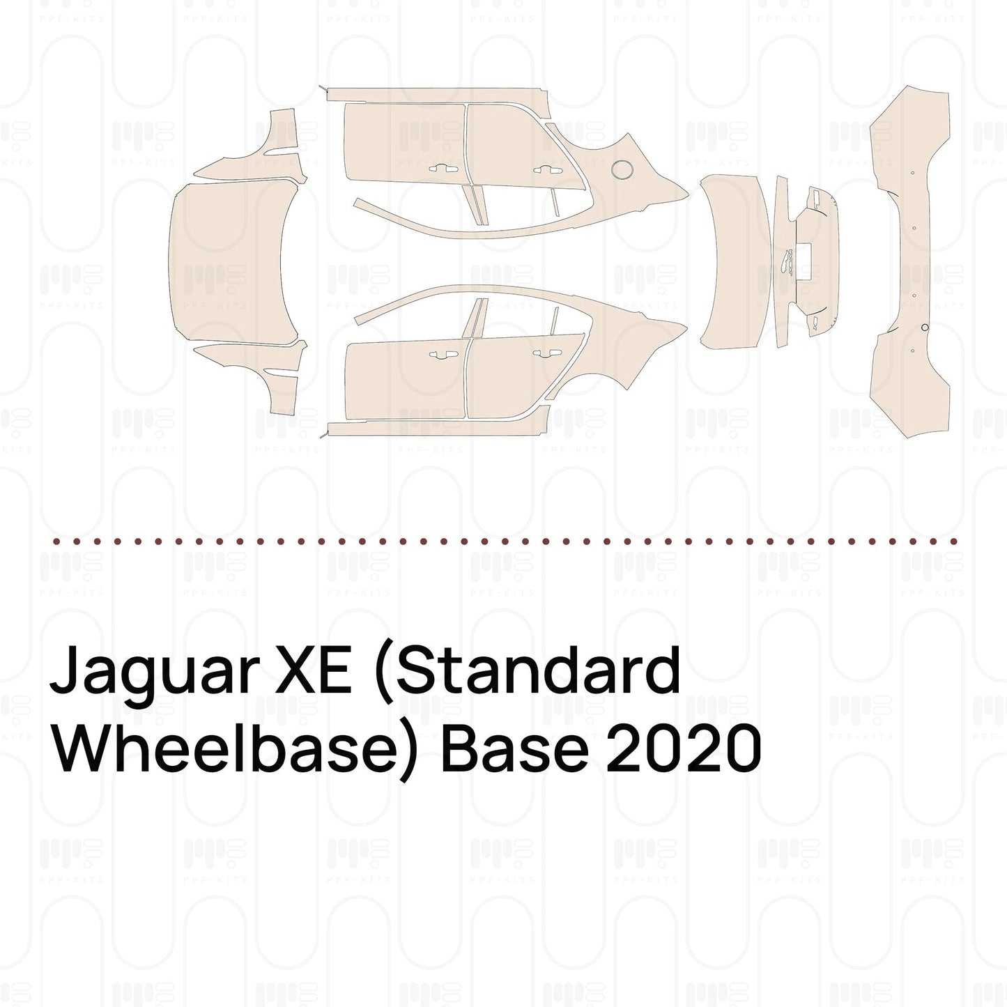 Pre-CutPPFJaguarXE(StandardWheelbase)Base2020