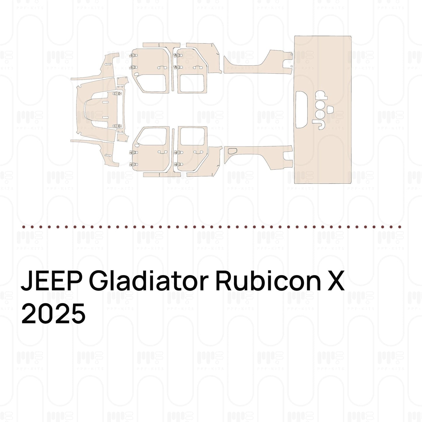 Pre-CutPPFJEEPGladiatorRubiconX2025