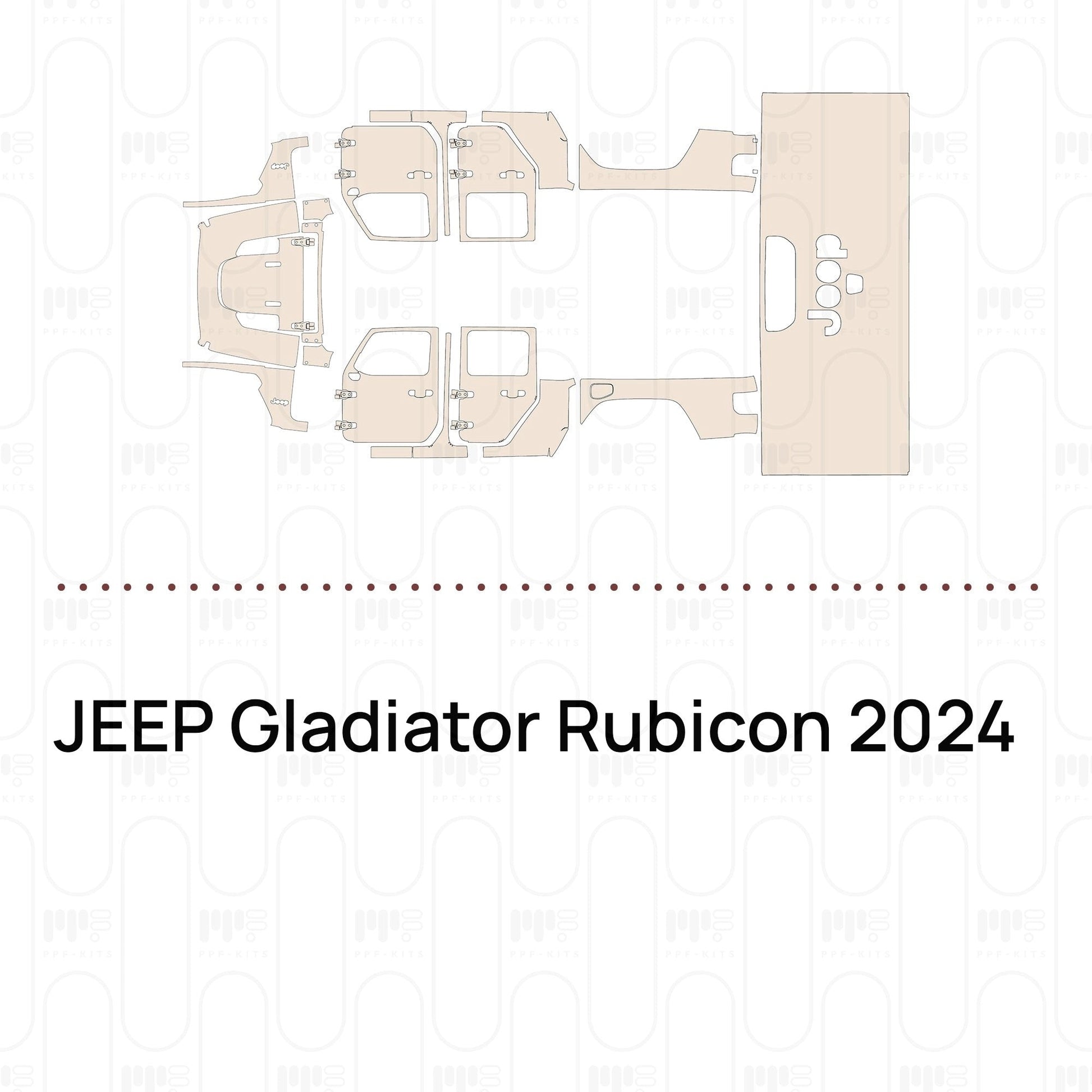Pre-CutPPFJEEPGladiatorRubicon2024