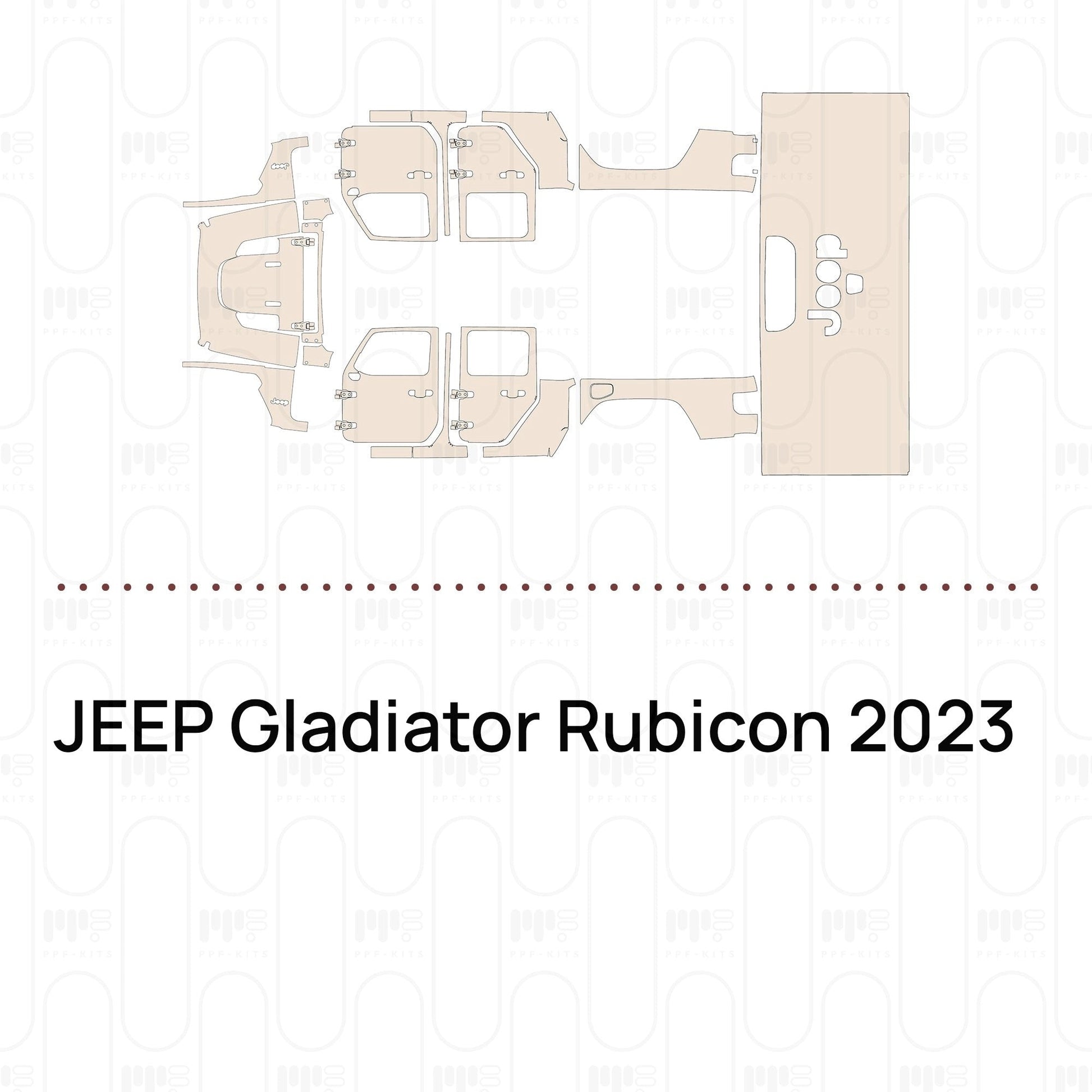 Pre-CutPPFJEEPGladiatorRubicon2023