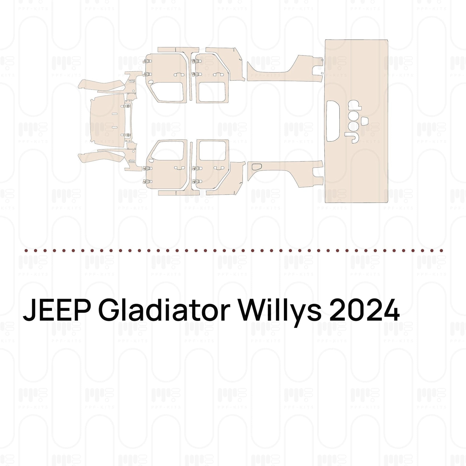 Pre-CutPPFJEEPGladiatorWillys2024