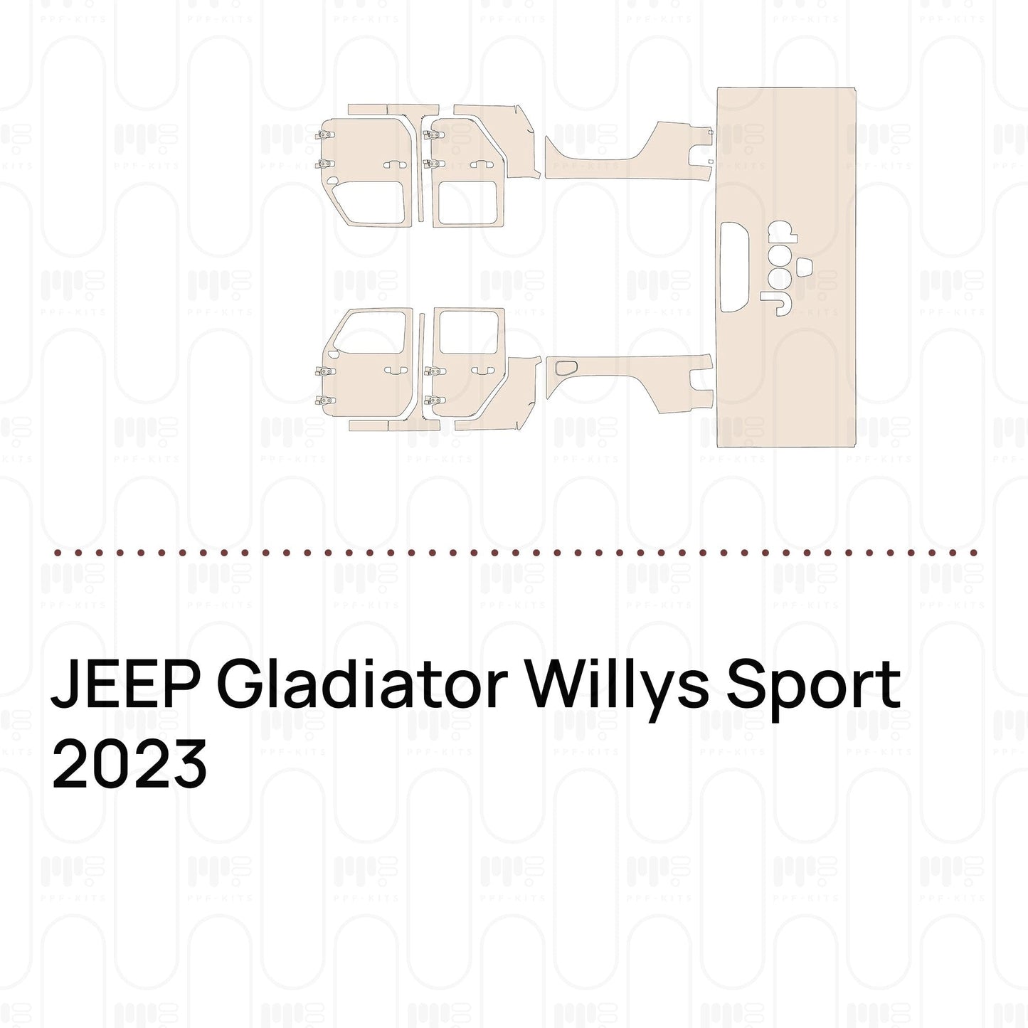 Pre-CutPPFJEEPGladiatorWillysSport2023