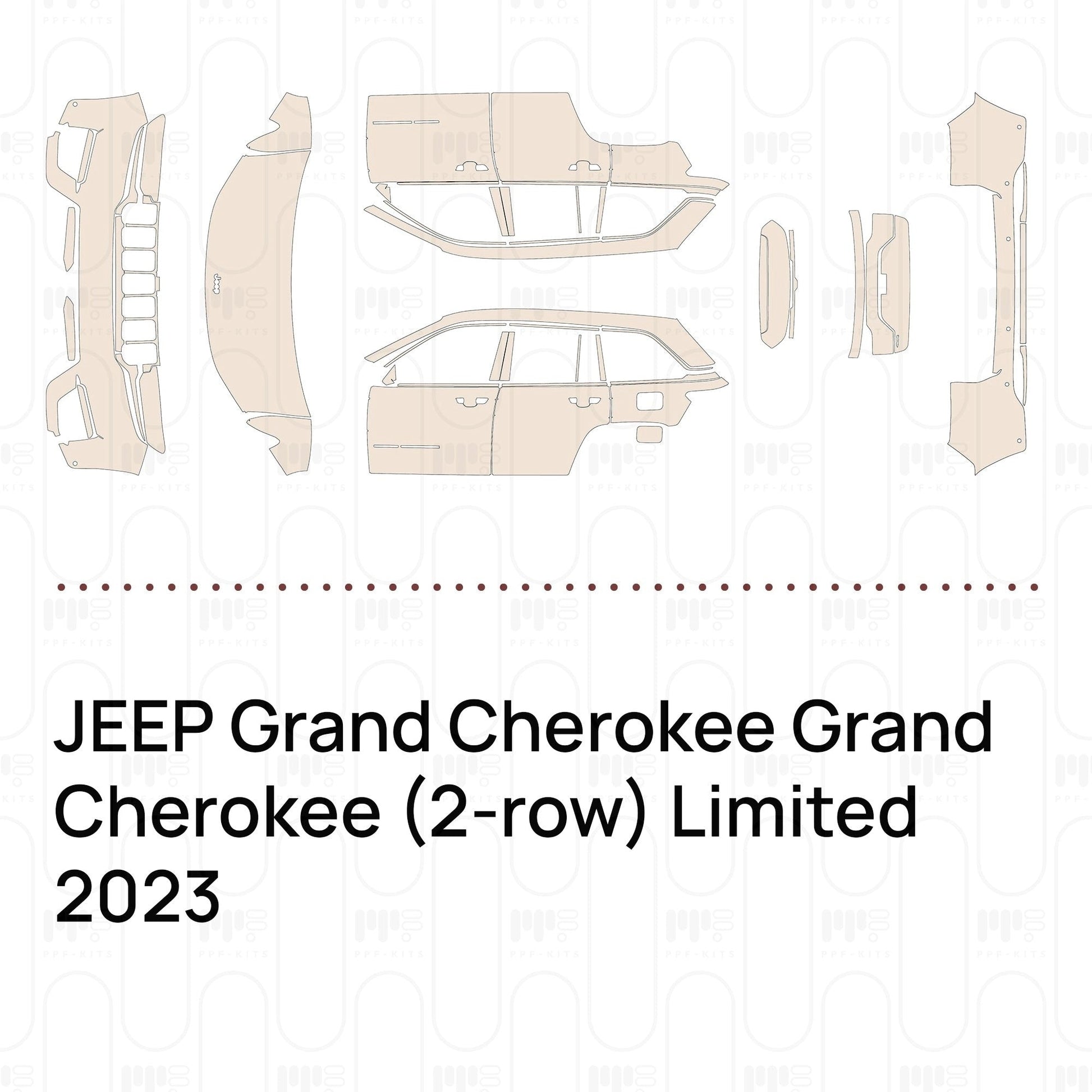 Pre-CutPPFJEEPGrandCherokeeGrandCherokee(2-row)Limited2023
