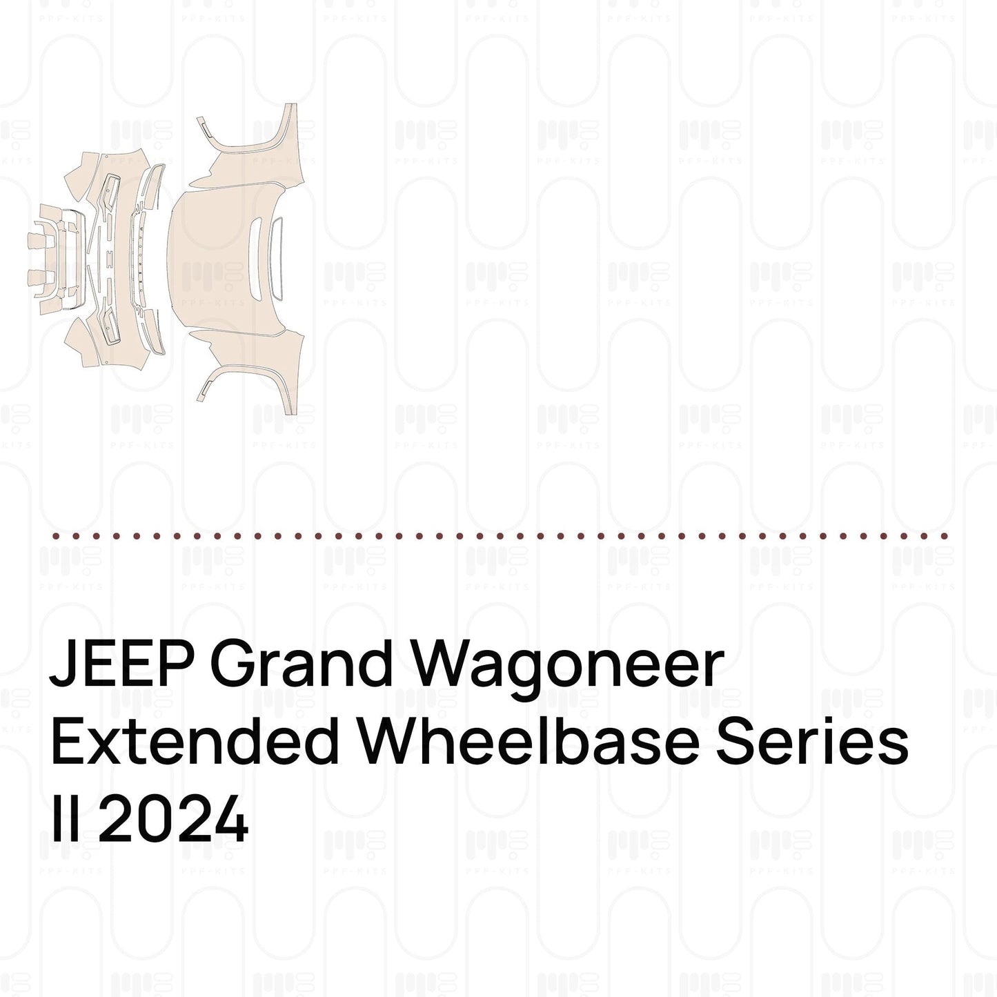 Pre-CutPPFJEEPGrandWagoneerExtendedWheelbaseSeriesII2024