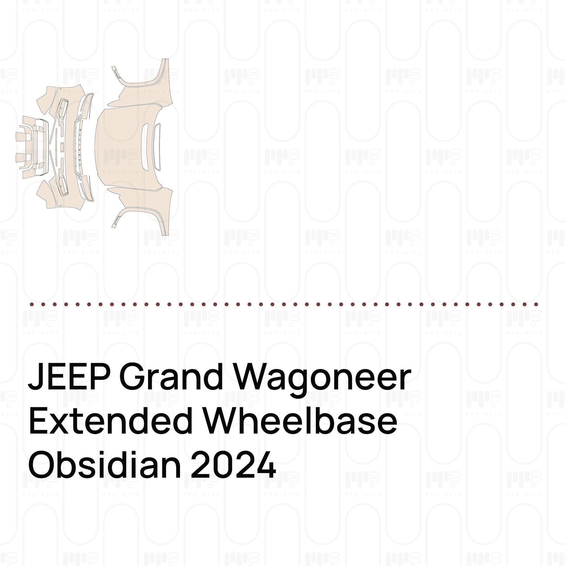 Pre-CutPPFJEEPGrandWagoneerExtendedWheelbaseObsidian2024