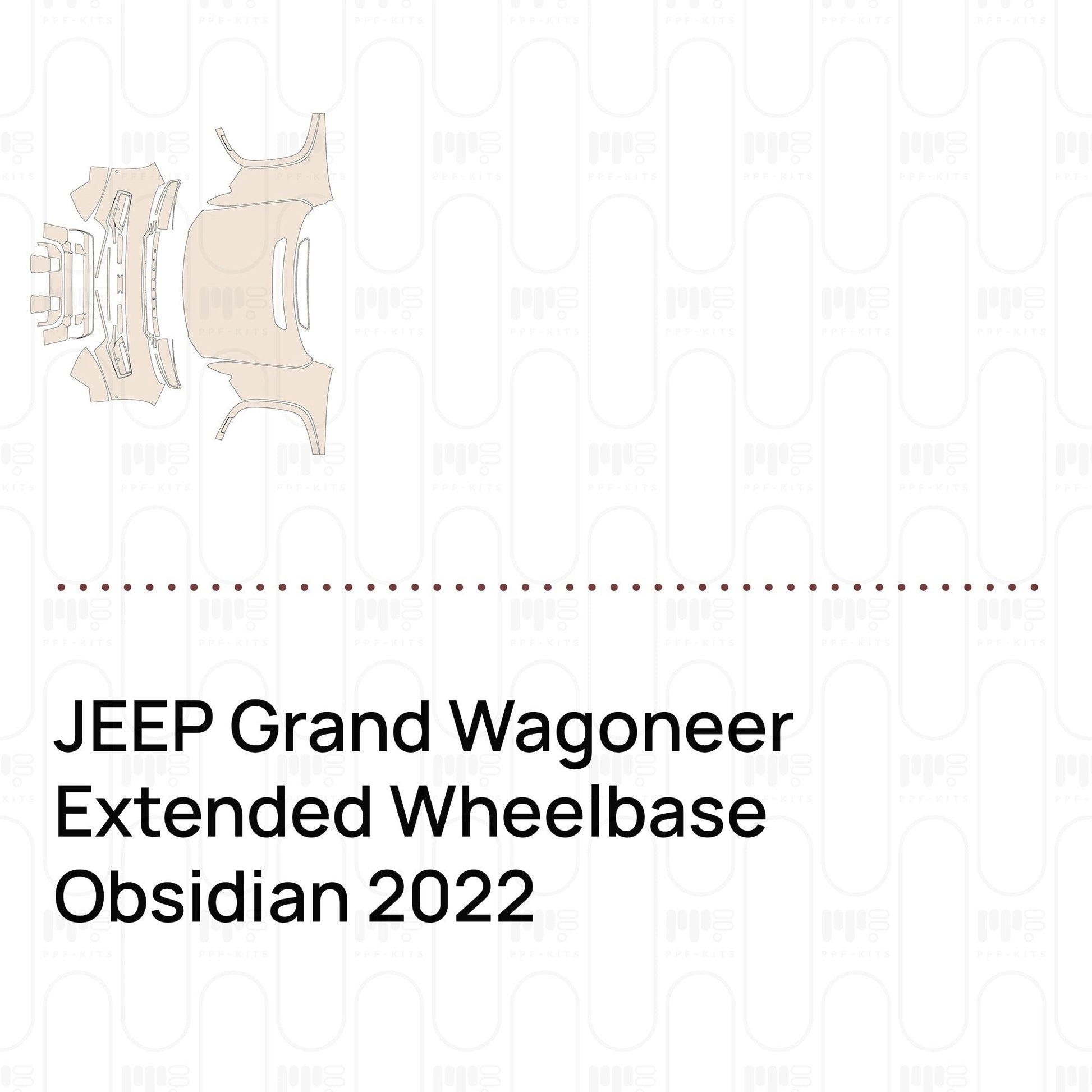 Pre-CutPPFJEEPGrandWagoneerExtendedWheelbaseObsidian2022