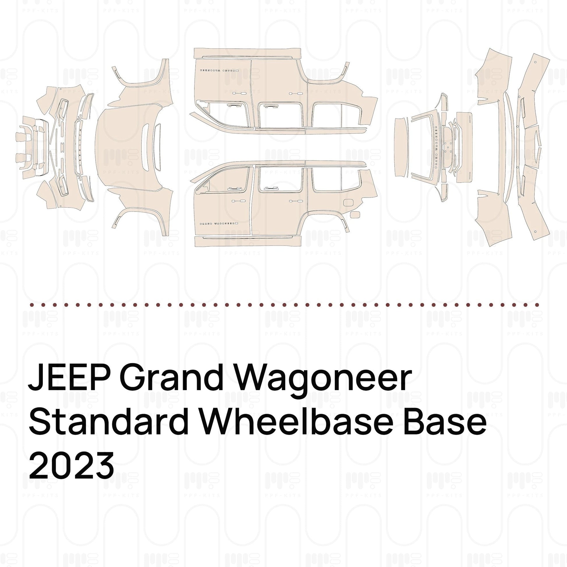 Pre-CutPPFJEEPGrandWagoneerStandardWheelbaseBase2023