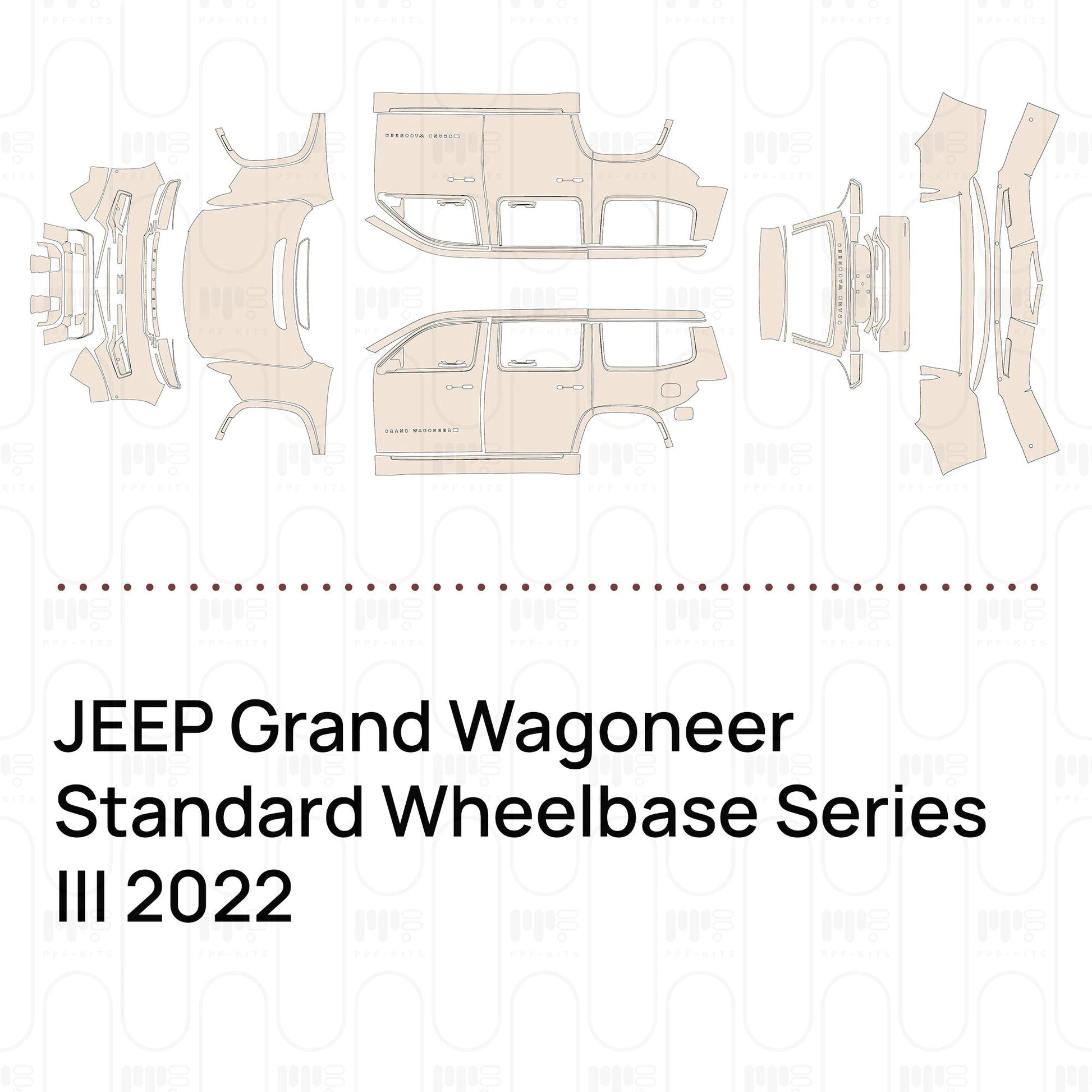 Pre-CutPPFJEEPGrandWagoneerStandardWheelbaseSeriesIII2022