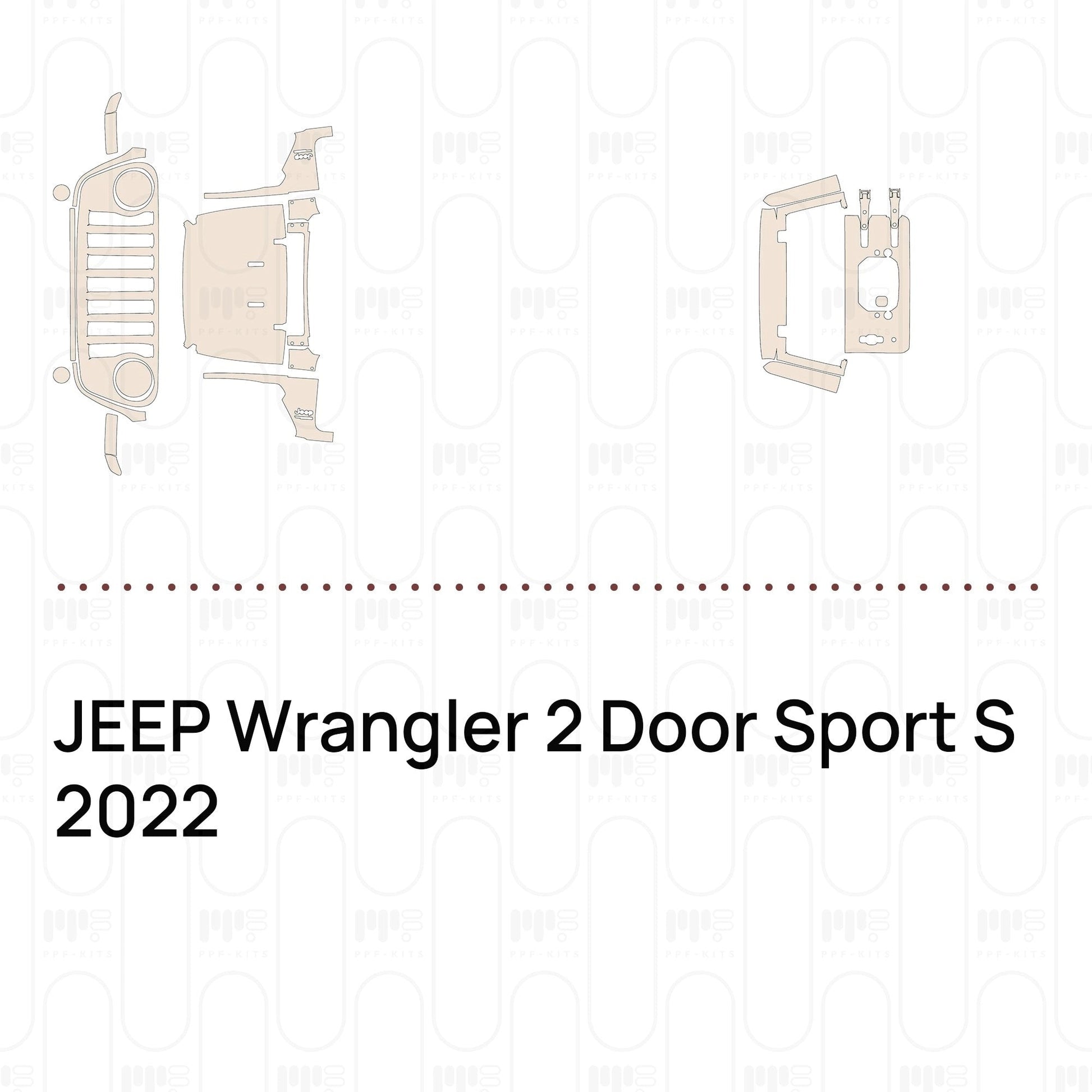Pre-CutPPFJEEPWrangler2DoorSportS2022
