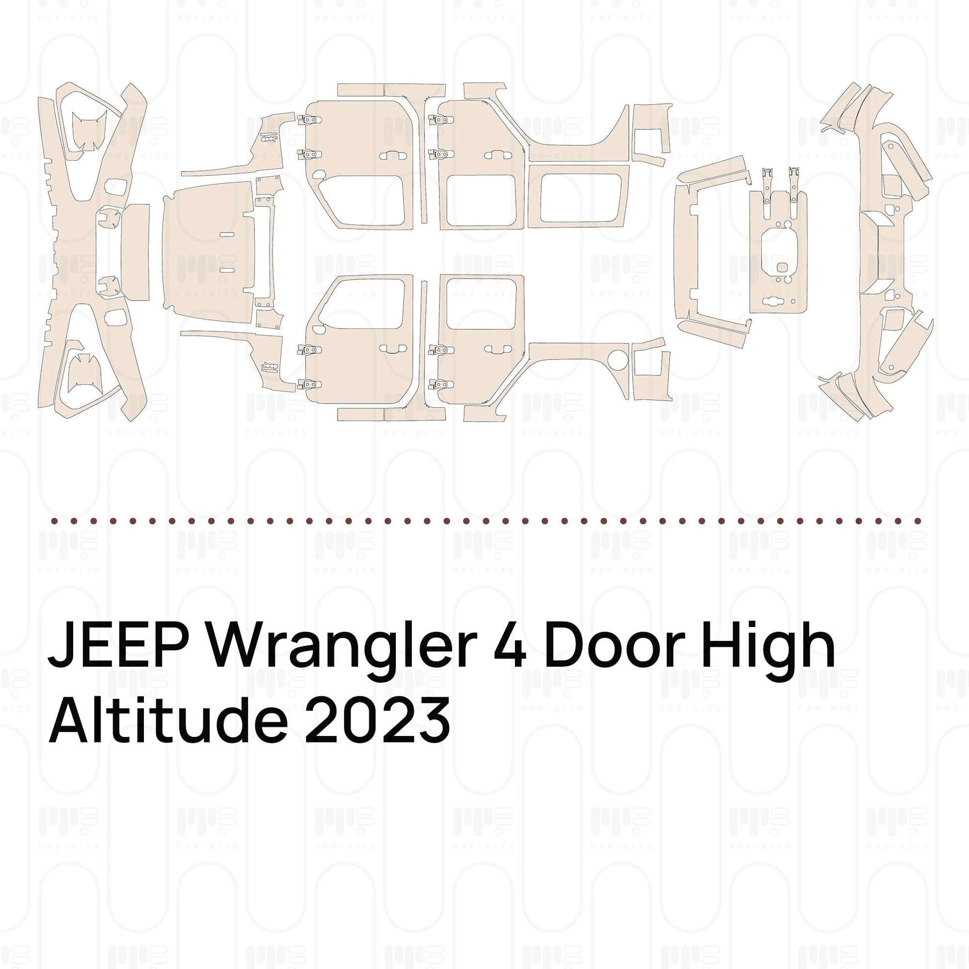 Pre-CutPPFJEEPWrangler4DoorHighAltitude2023