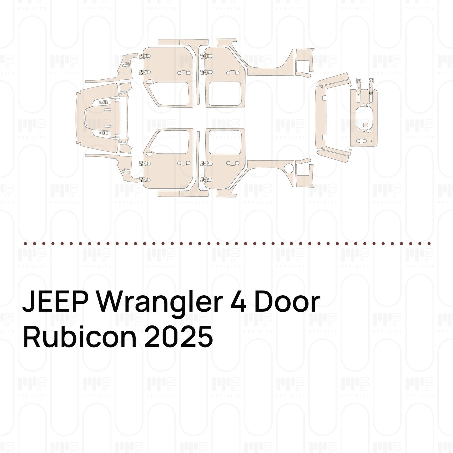 Pre-CutPPFJEEPWrangler4DoorRubicon2025