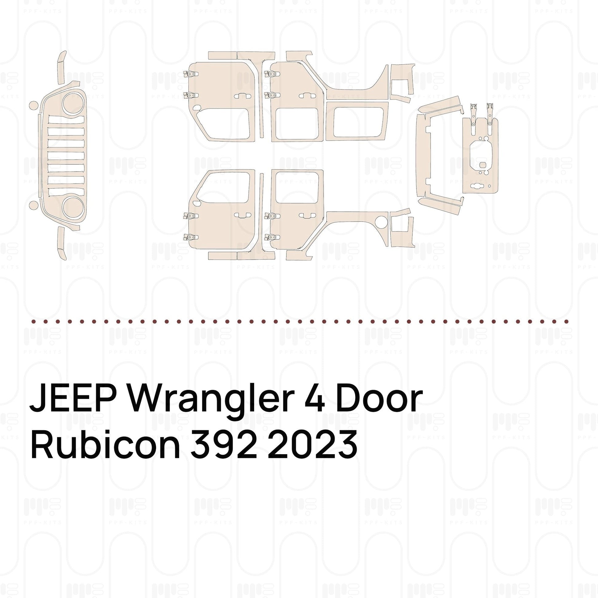 Pre-CutPPFJEEPWrangler4DoorRubicon3922023
