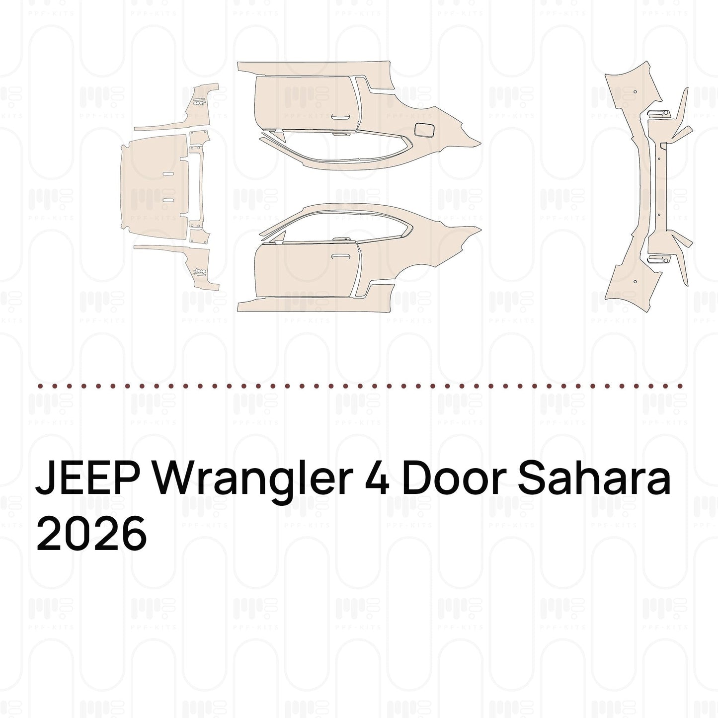Pre-CutPPFJEEPWrangler4DoorSahara2026