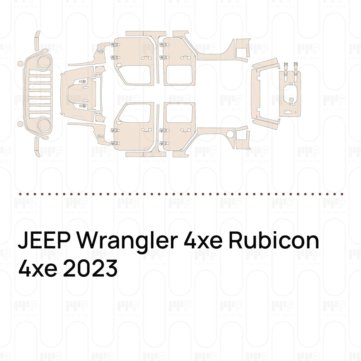 Pre-CutPPFJEEPWrangler4xeRubicon4xe2023